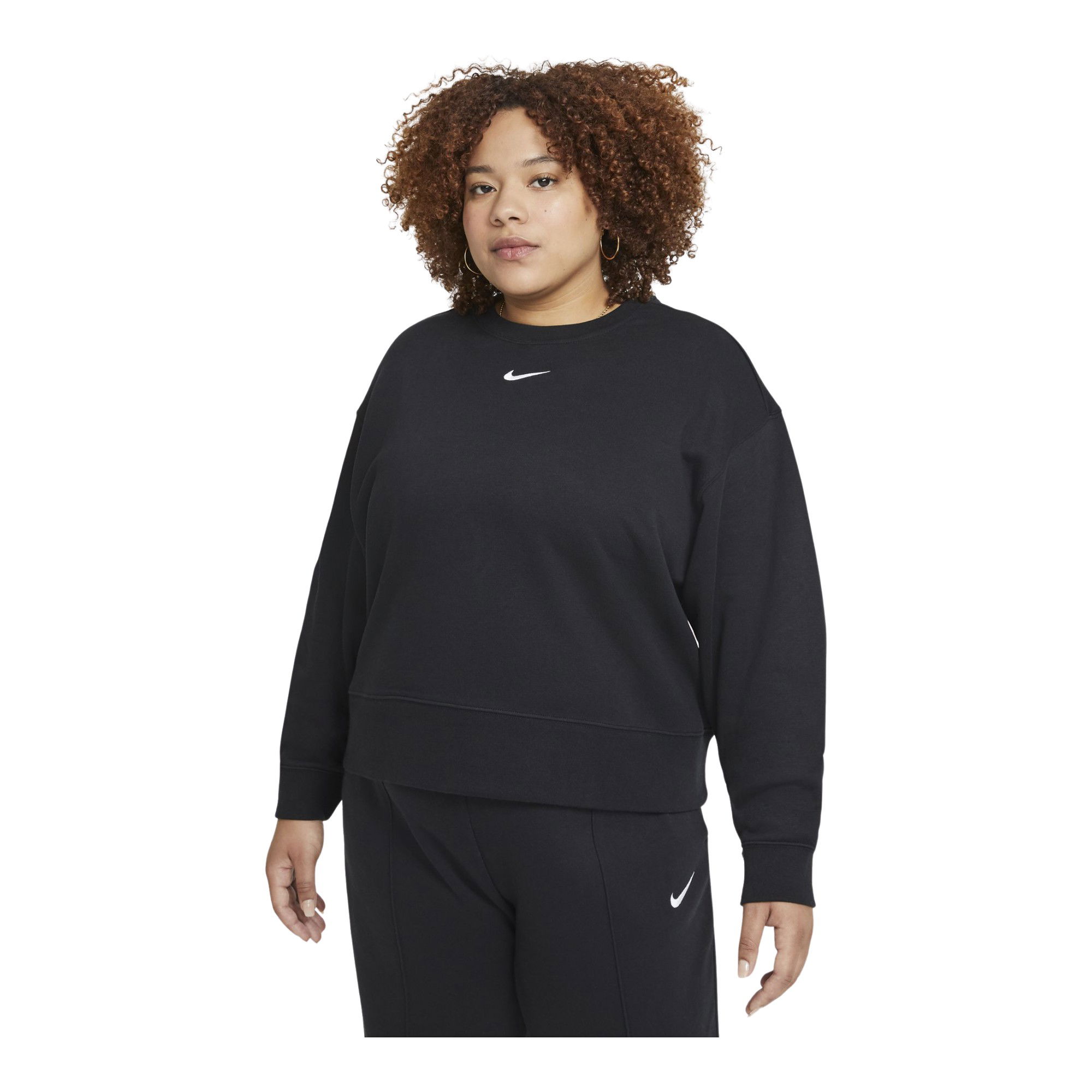 Nike Sportswear Collection Essentials Fleece Crew (Plus Size) Kadın Sweatshirt