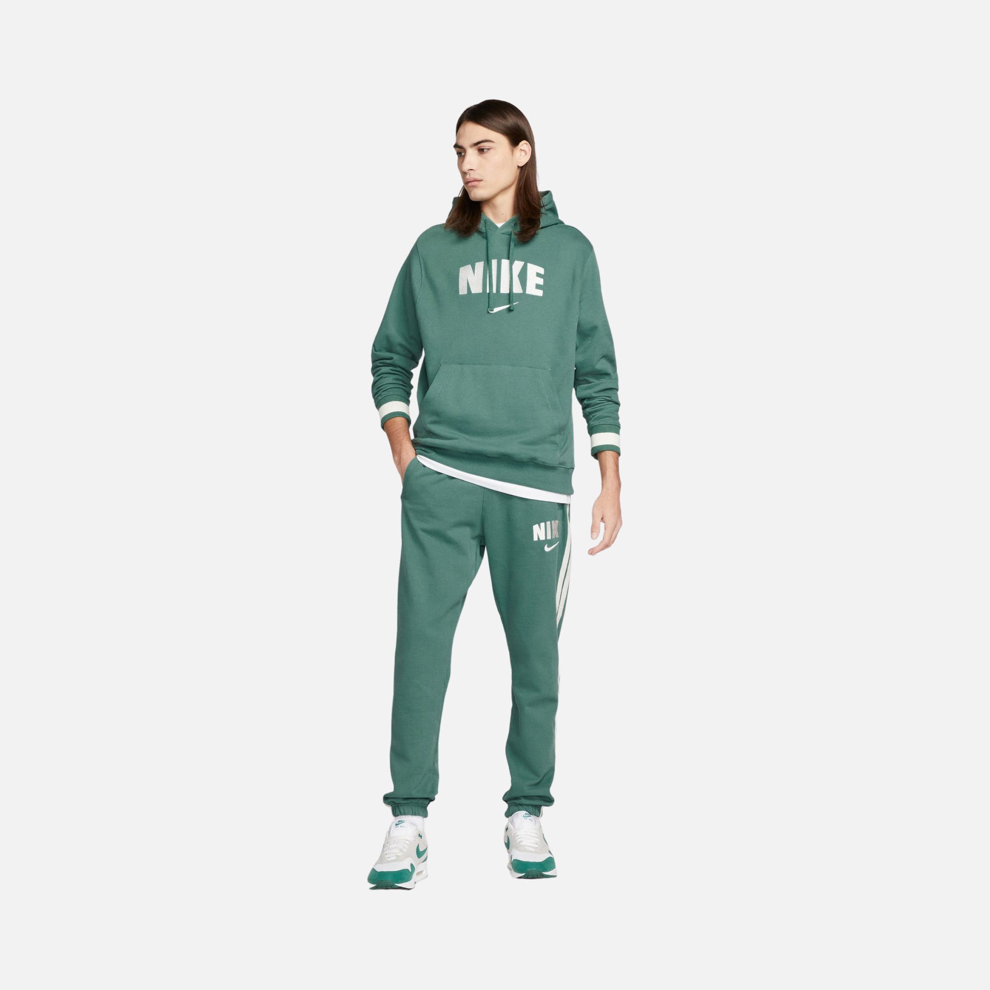 Nike Sportswear Retro Fleece Pullover Hoodie Erkek Sweatshirt