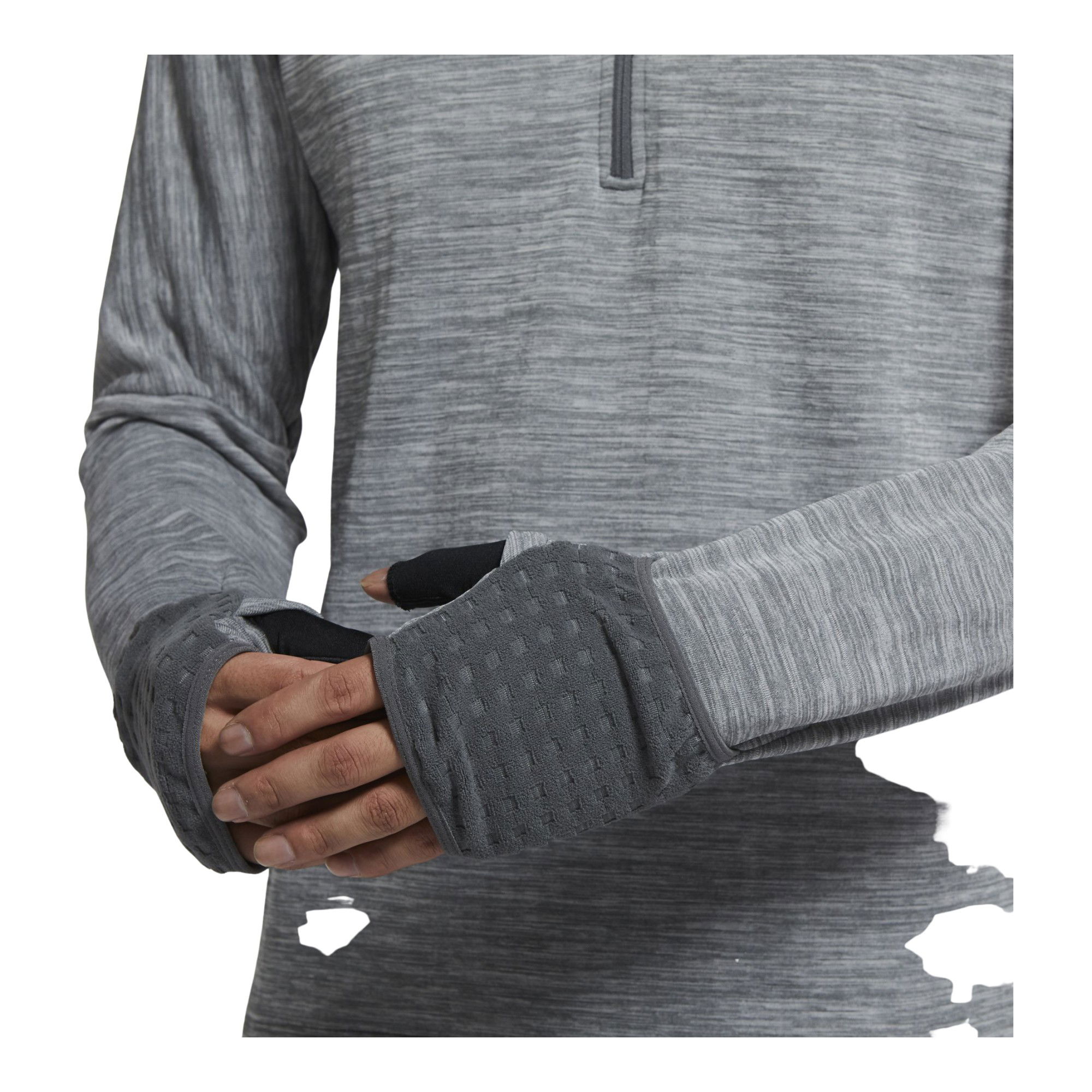 Nike Therma Sphere Half-Zip Long-Sleeve Running Top Erkek Tişört