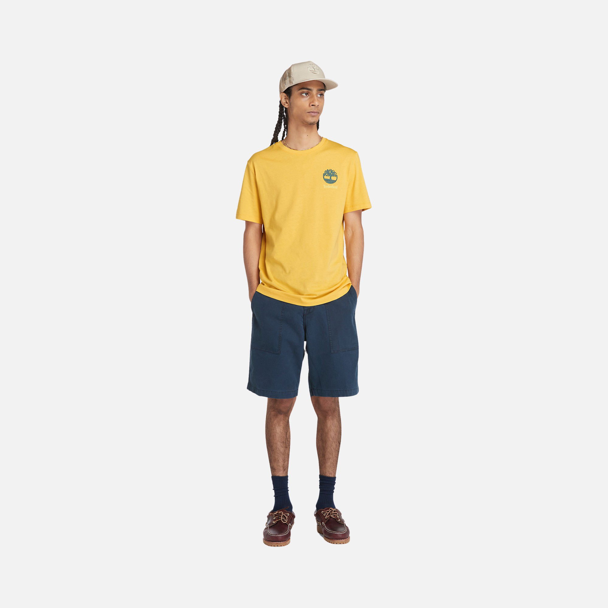 Timberland Sportswear Back Graphic SS24 Short-Sleeve Erkek Tişört