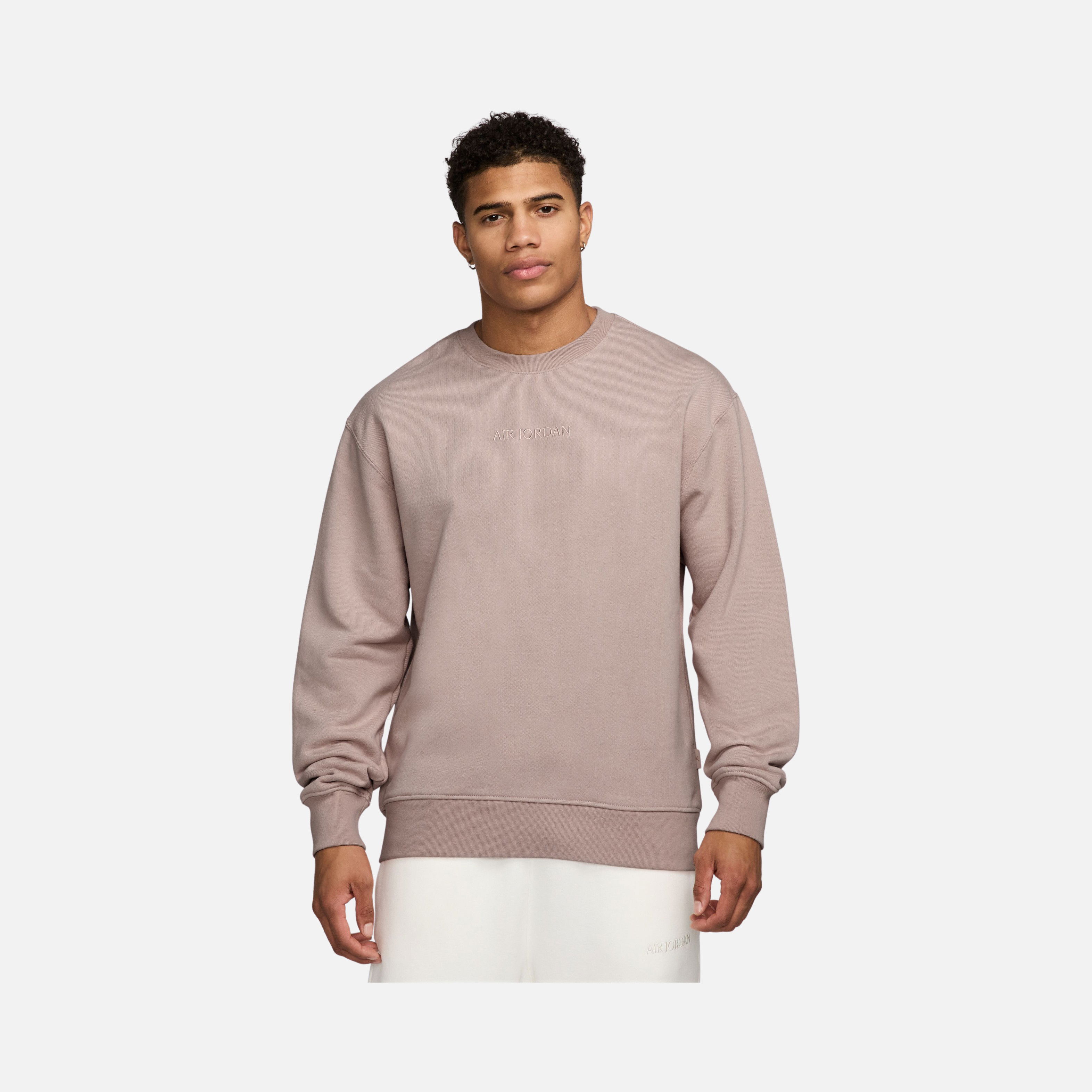 Nike Air Jordan Wordmark Fleece Crew-Neck Erkek Sweatshirt