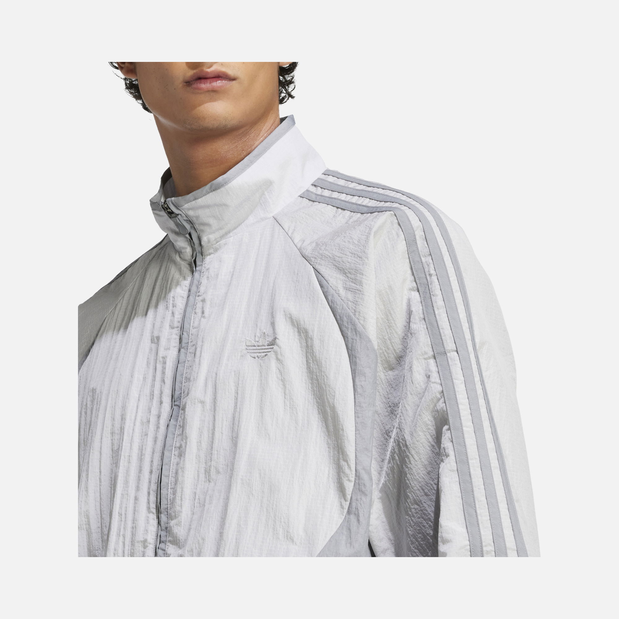 adidas Originals Adicolor 2000s Woven Track Loose Cut Full-Zip Erkek Sweatshirt