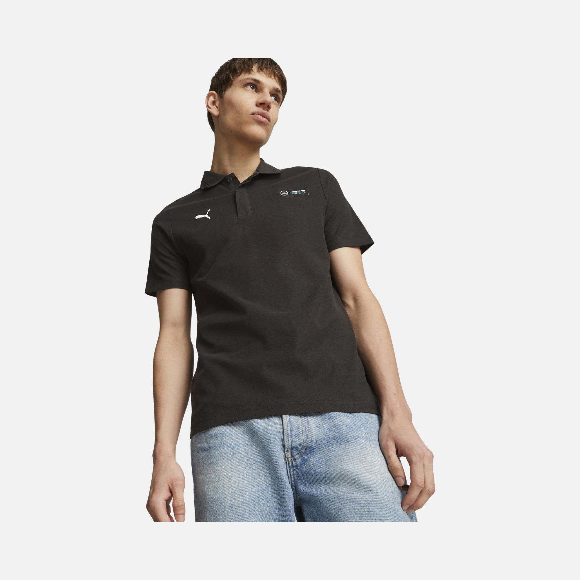 Puma Sportswear Mercedes-AMG F1 Petronas Polo Short-Sleeve Erkek Tişört