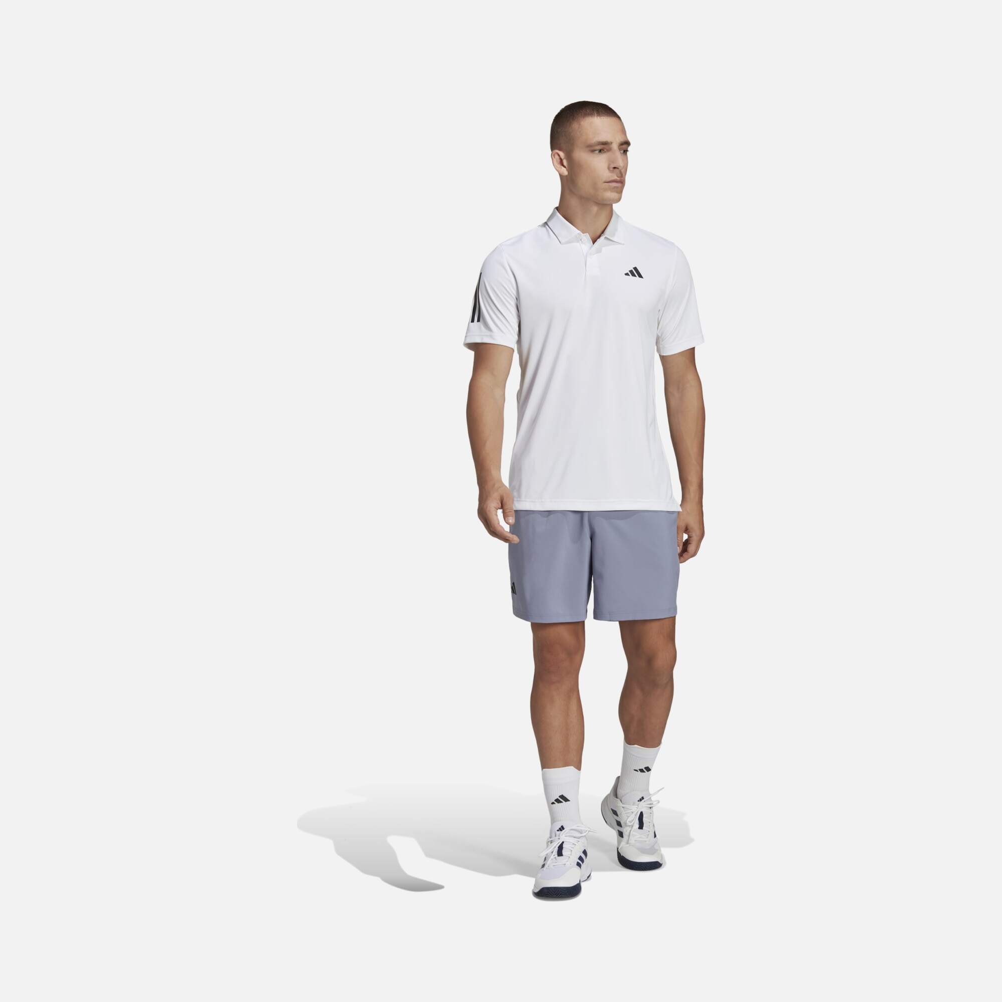 adidas Club 3-Stripes Tennis Polo Short-Sleeve Erkek Tişört