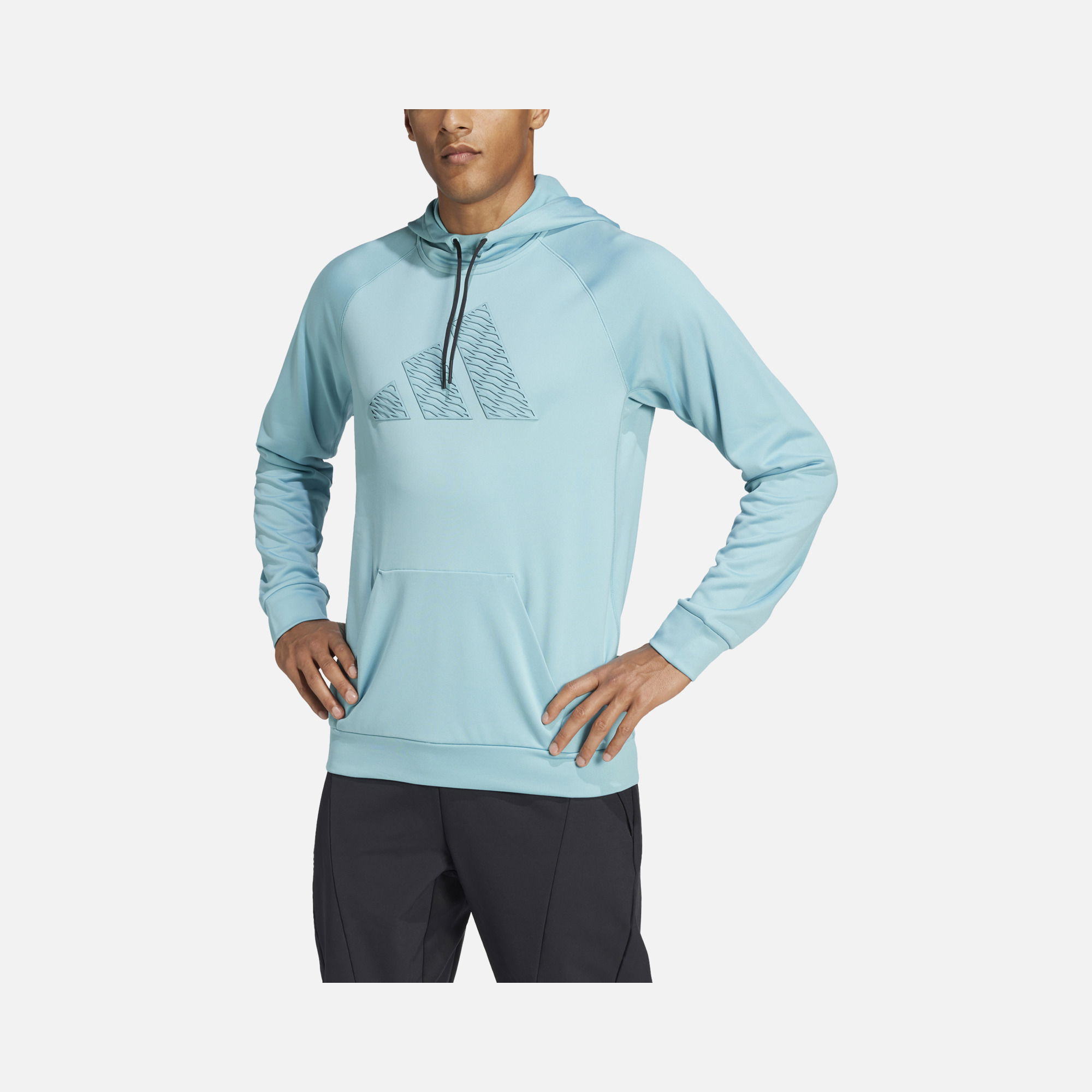 adidas AEROREADY Game & Go BL Training Hoodie Erkek Sweatshirt