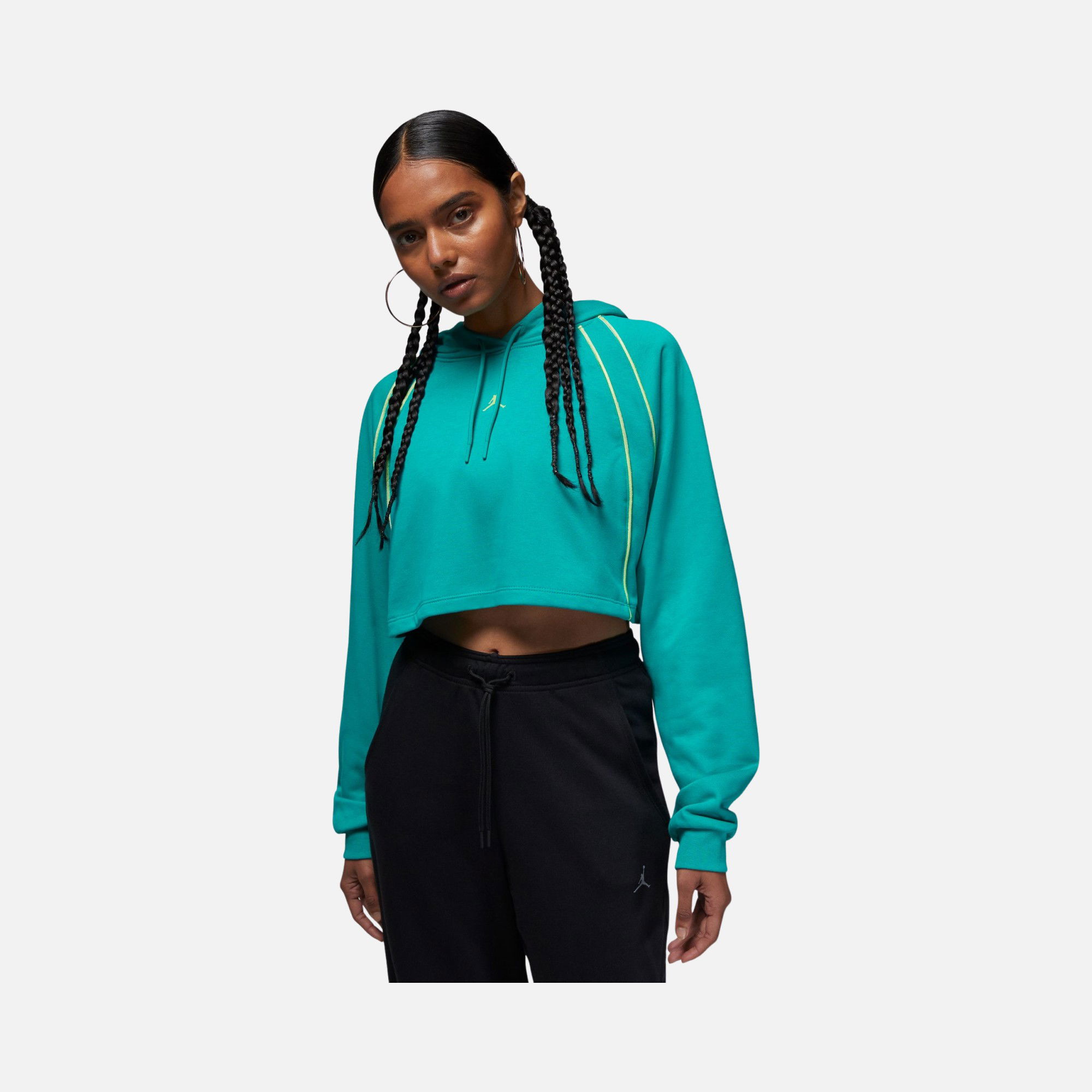 Nike Jordan Sport Cropped Pullover Hoodie Kadın Sweatshirt