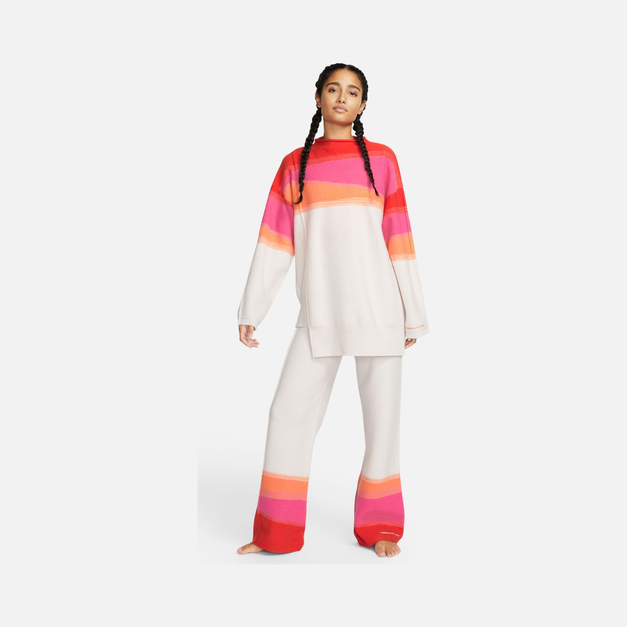 Nike Yoga Therma-Fit ADV Marbled Wool Kadın Kazak