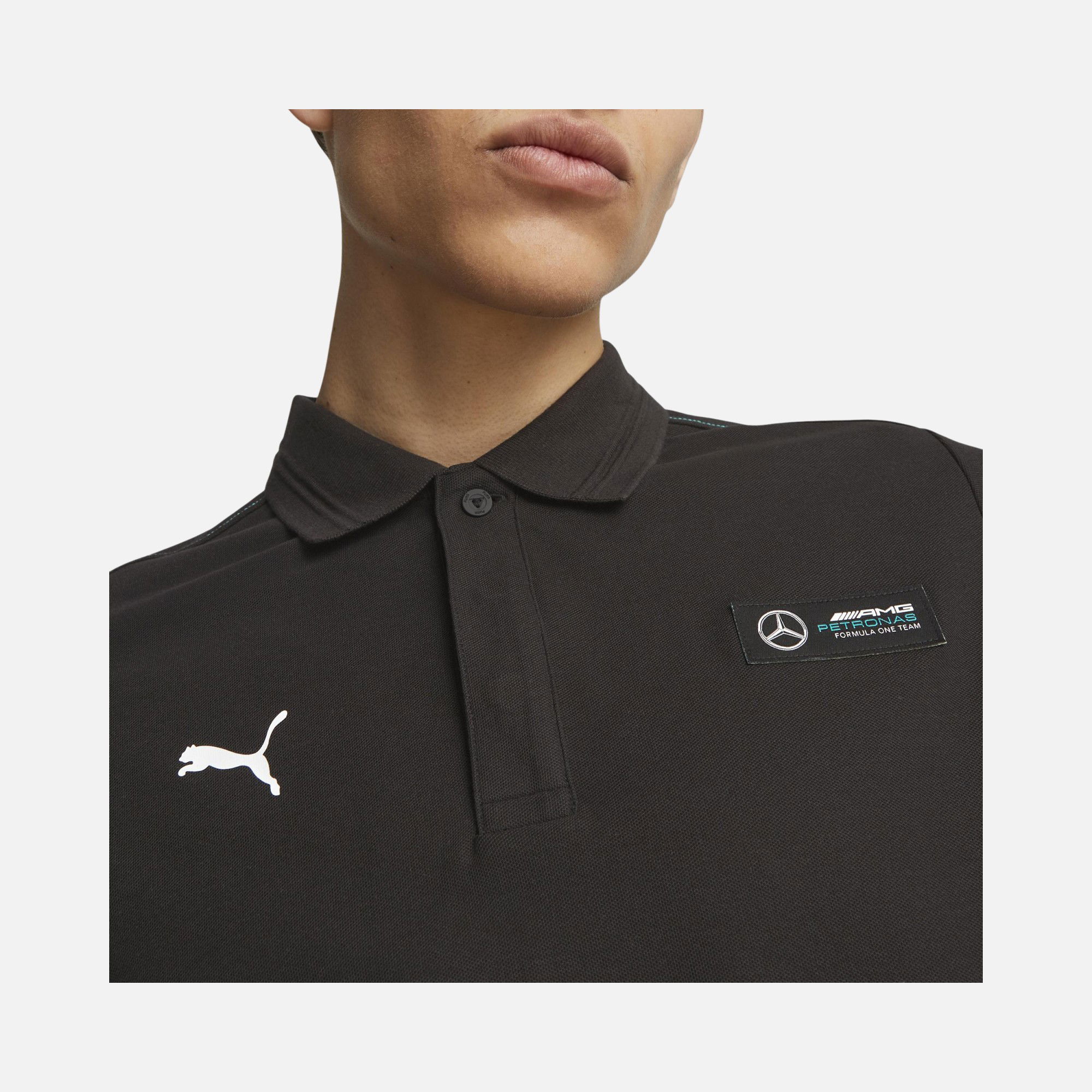 Puma Sportswear Mercedes-AMG F1 Petronas Polo Short-Sleeve Erkek Tişört