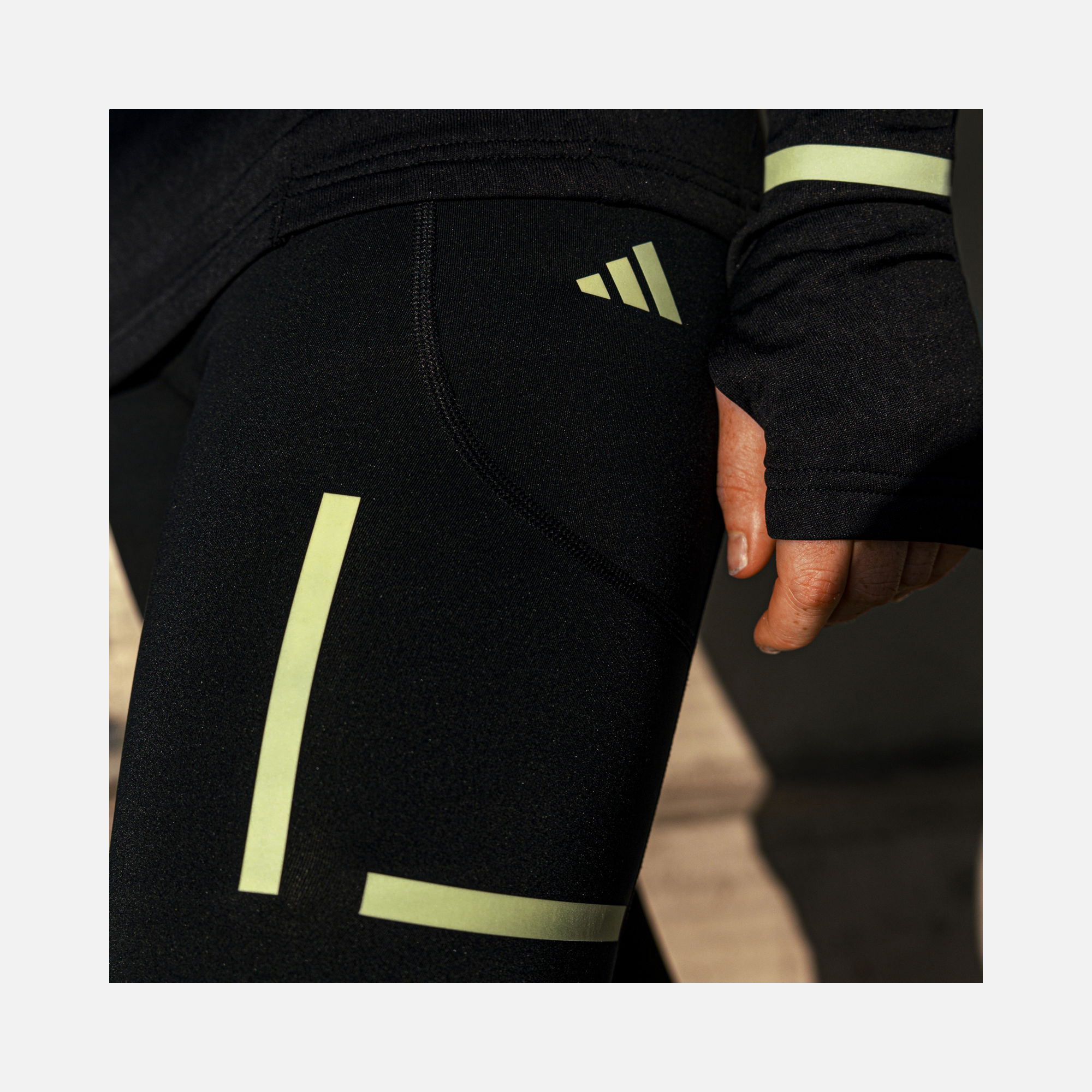 adidas Fast Impact Reflect At Night X-City Full-Length Running Kadın Tayt