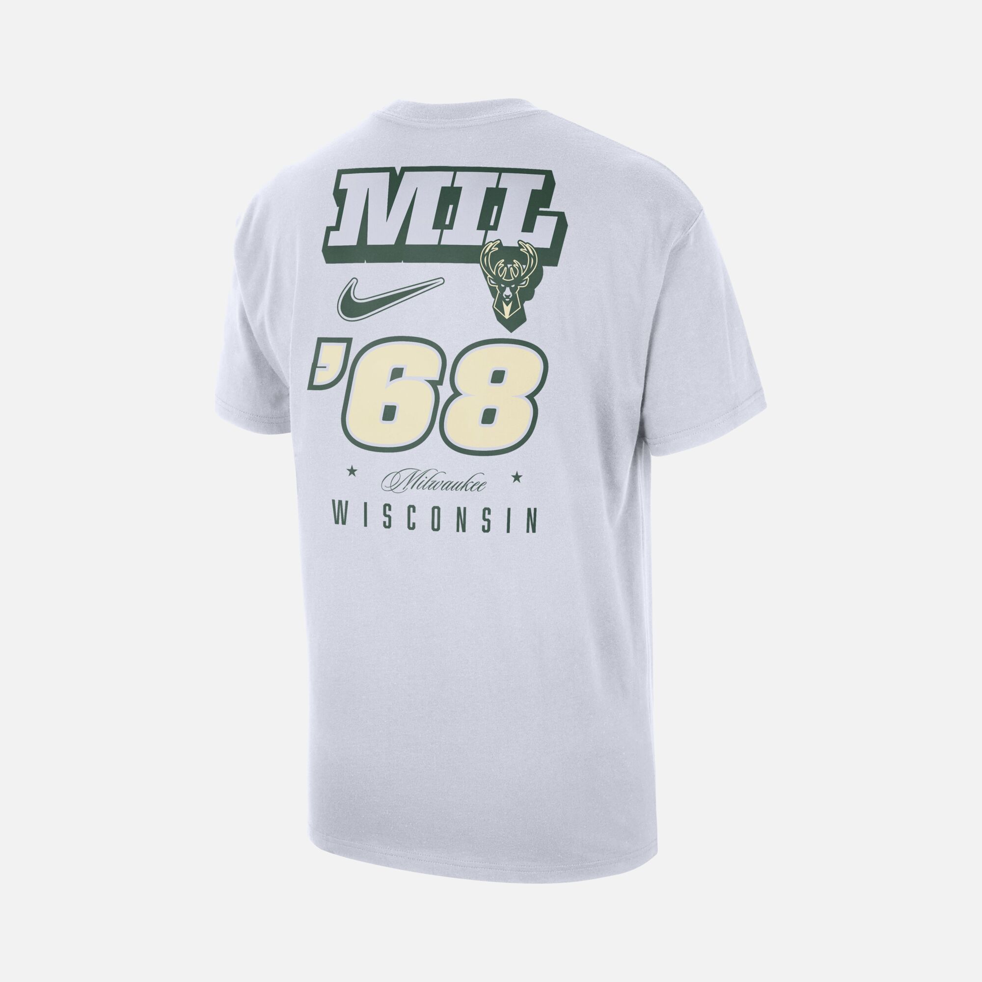 Nike Milwaukee Bucks Courtside NBA Short-Sleeve Erkek Tişört