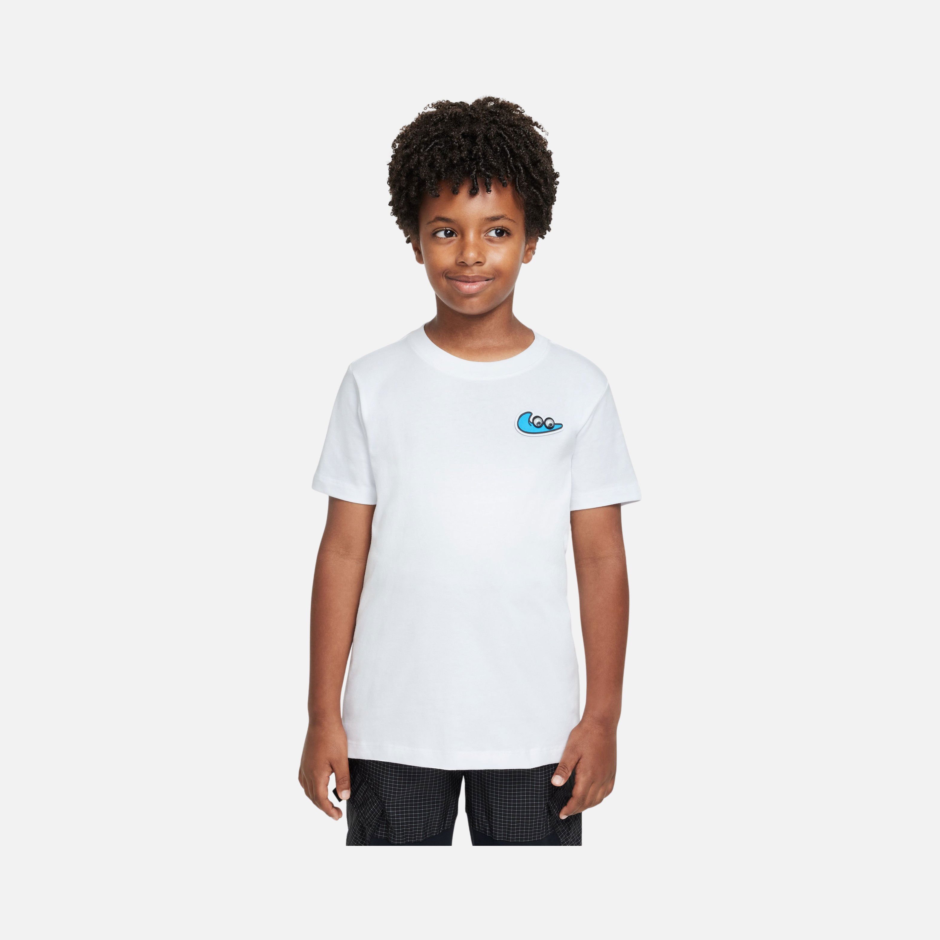 Nike Sportswear Swooshy Screen Printing Graphics Short-Sleeve Çocuk Tişört