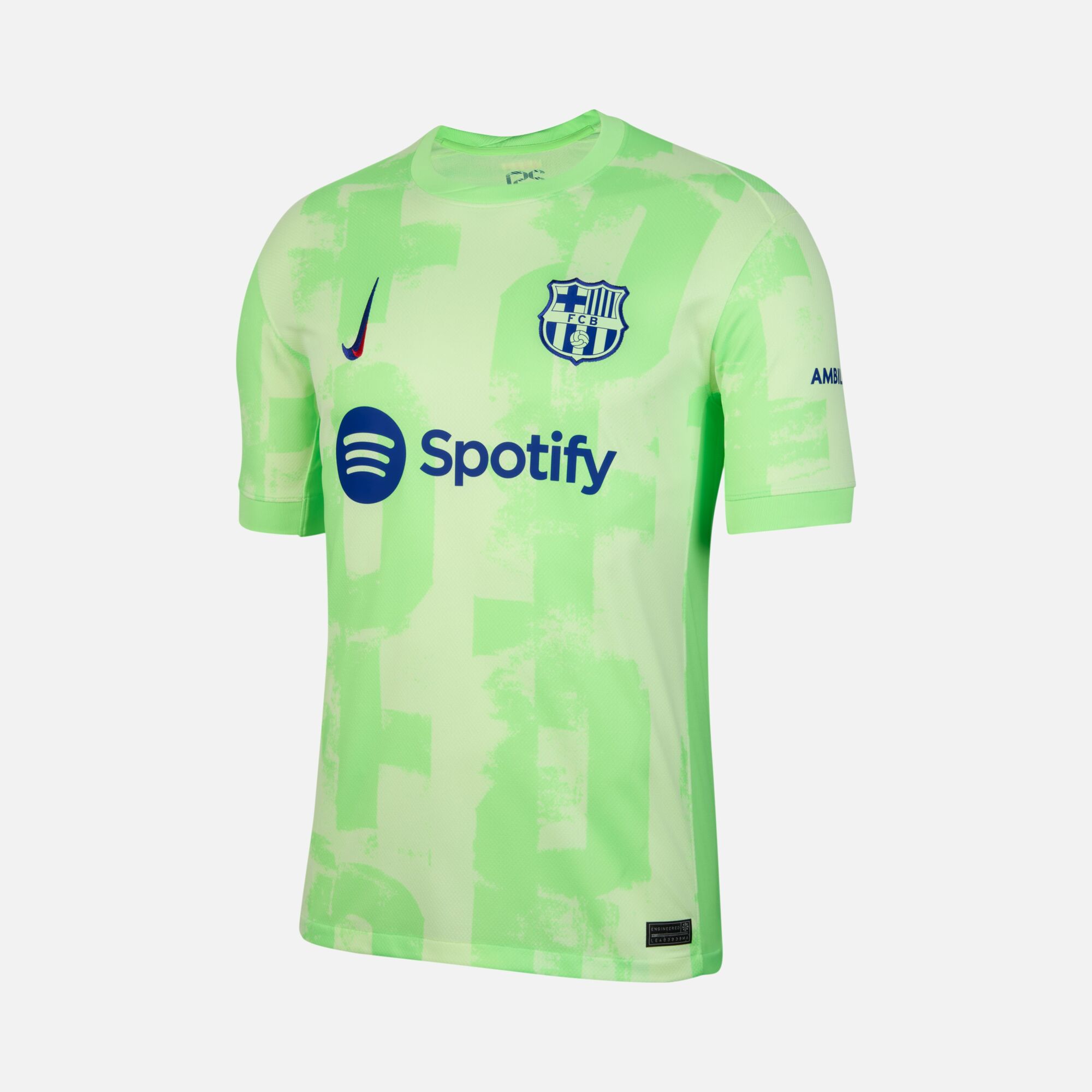 Nike F.C. Barcelona 2024-2025 Stadium Üçüncü Short-Sleeve Supporter Erkek Forma