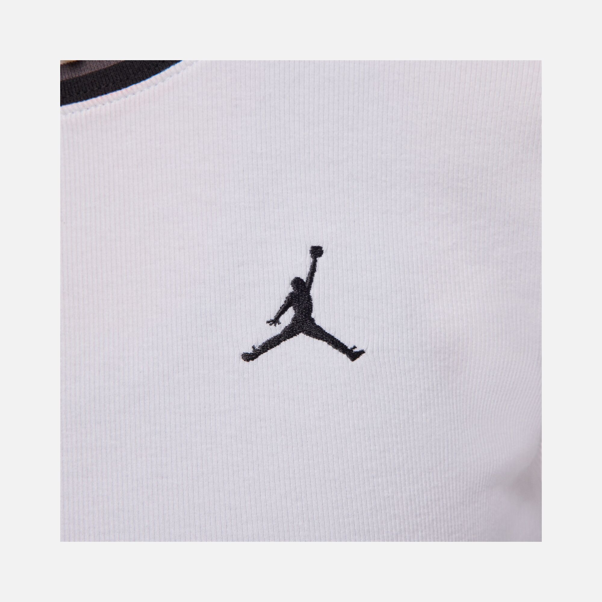 Nike Jordan Knit Cropped Short-Sleeve Kadın Tişört