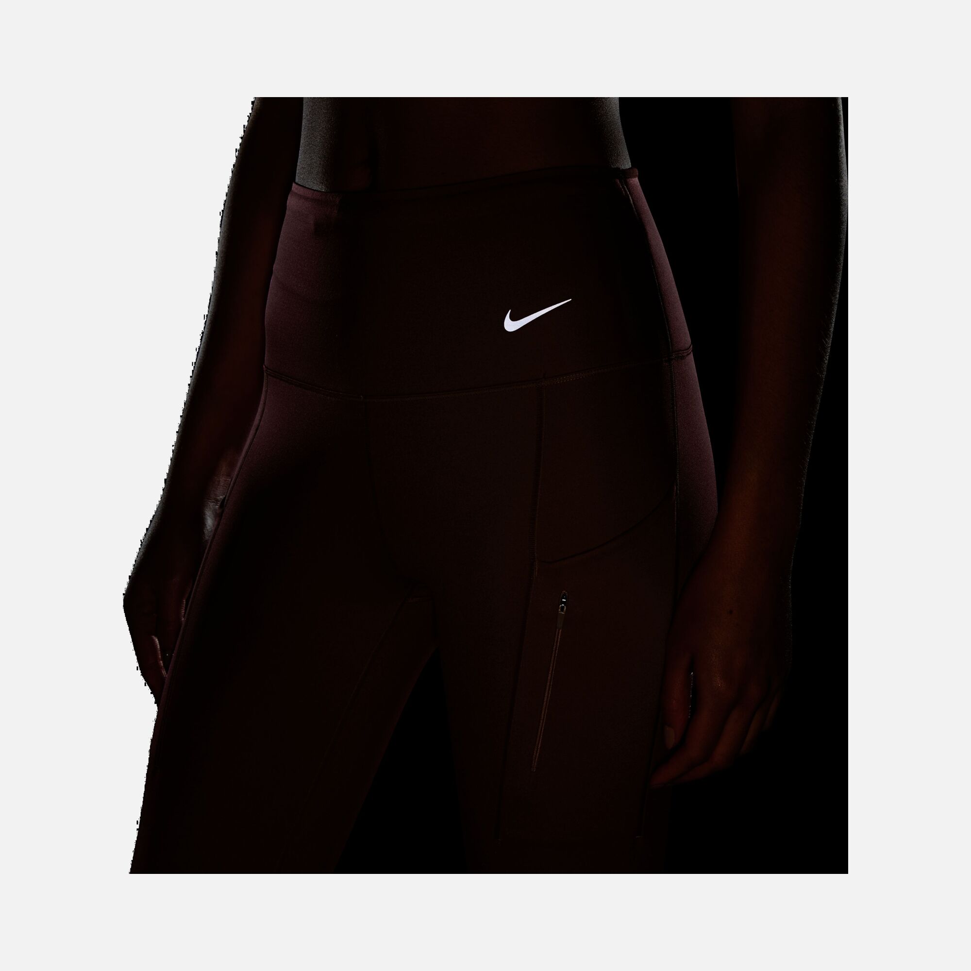 Nike Go Therma-Fit High-Waisted 7/8 With Pockets Training Kadın Tayt