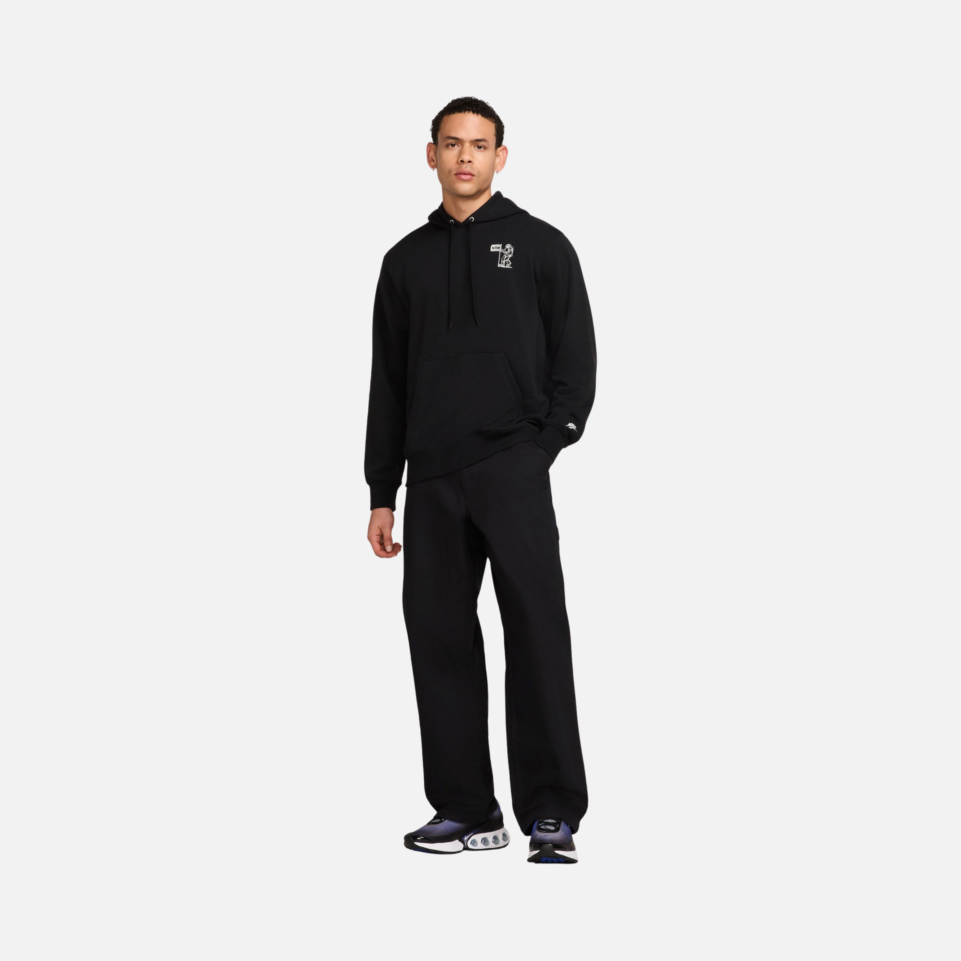 Nike Sportswear Club ''Moon Graphics'' French Terry Pullover Hooded Erkek Sweatshirt