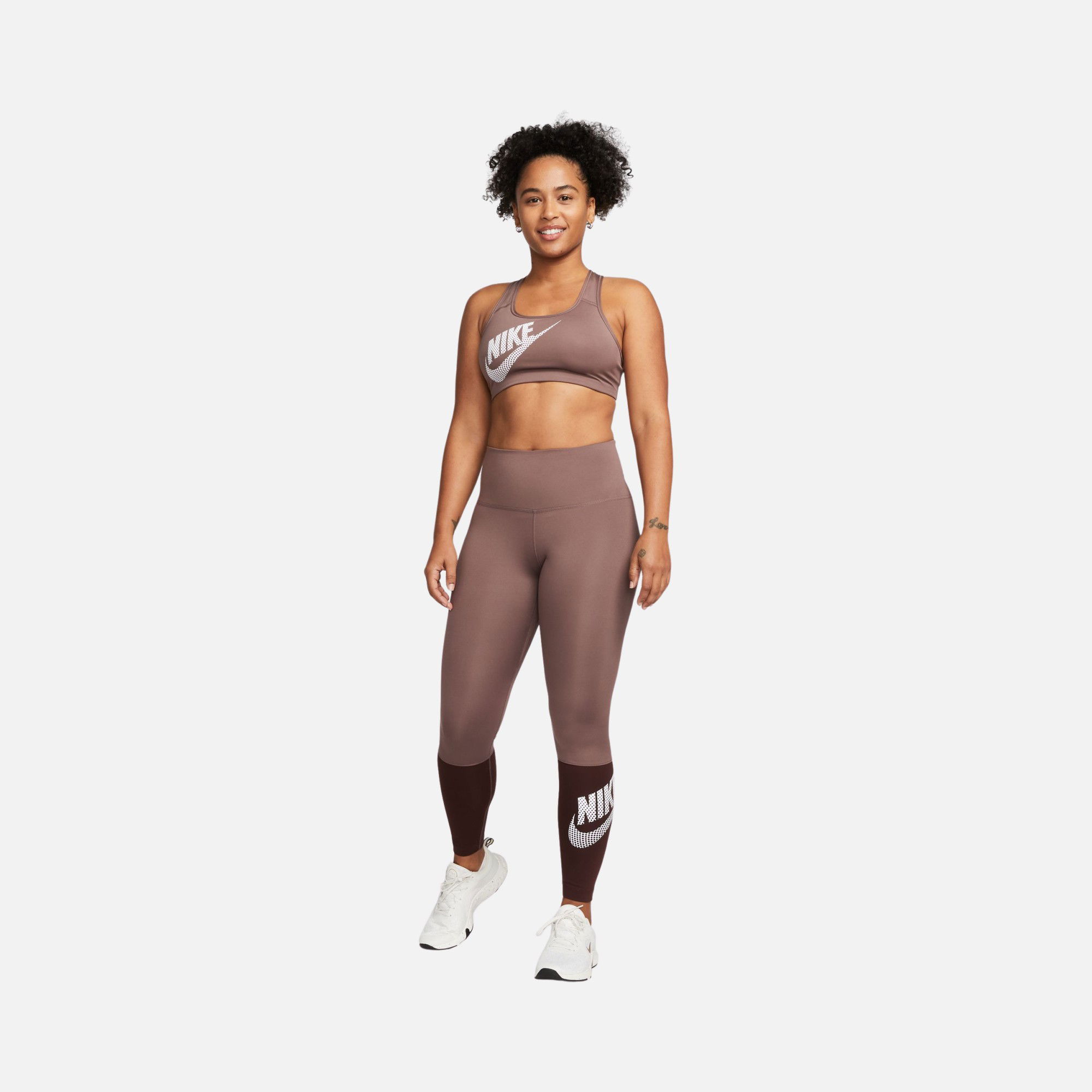 Nike Dri-Fit One Colorblock High-Waisted Dance Training Kadın Tayt