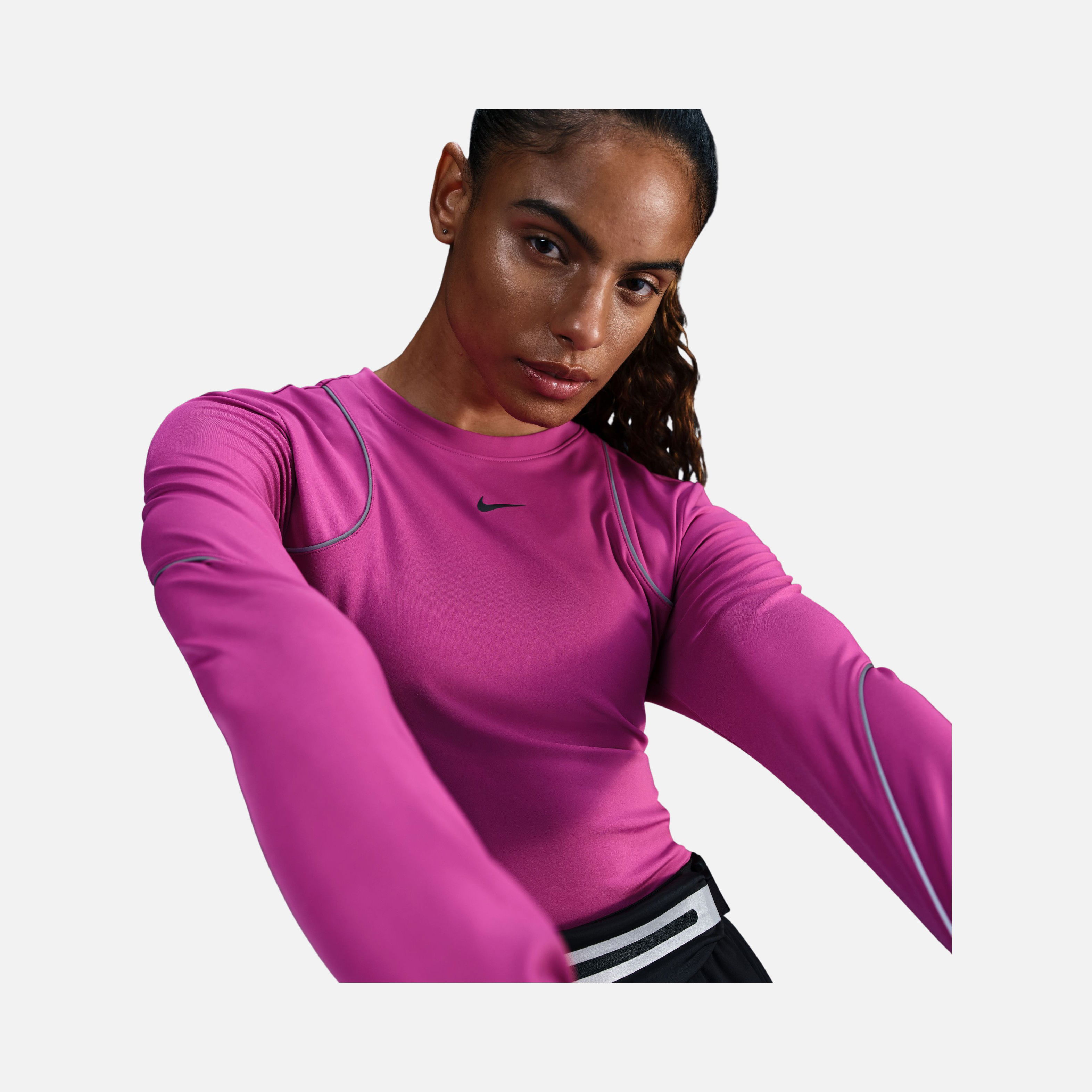 Nike Run Division Reflective Running Long-Sleeve Kadın Tişört