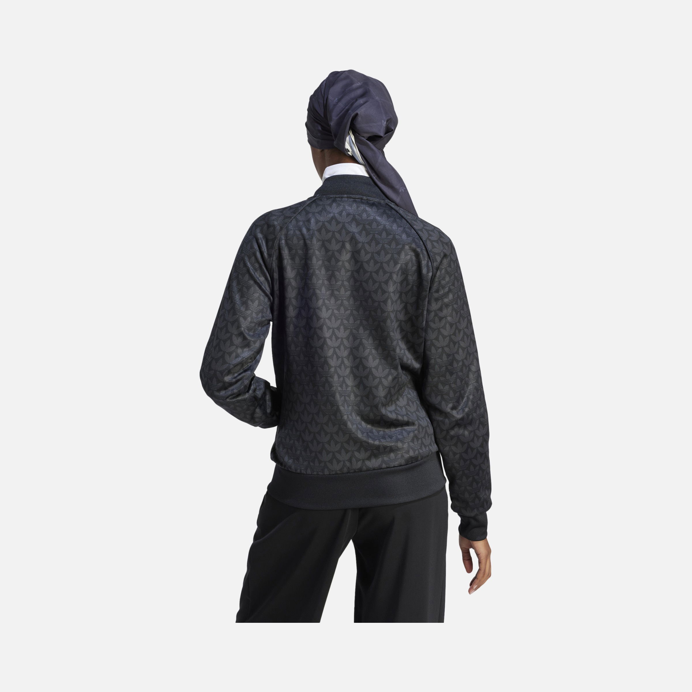 adidas Sportswear Trefoil Monogram SST 3-Stripes Full-Zip Hoodie Kadın Ceket