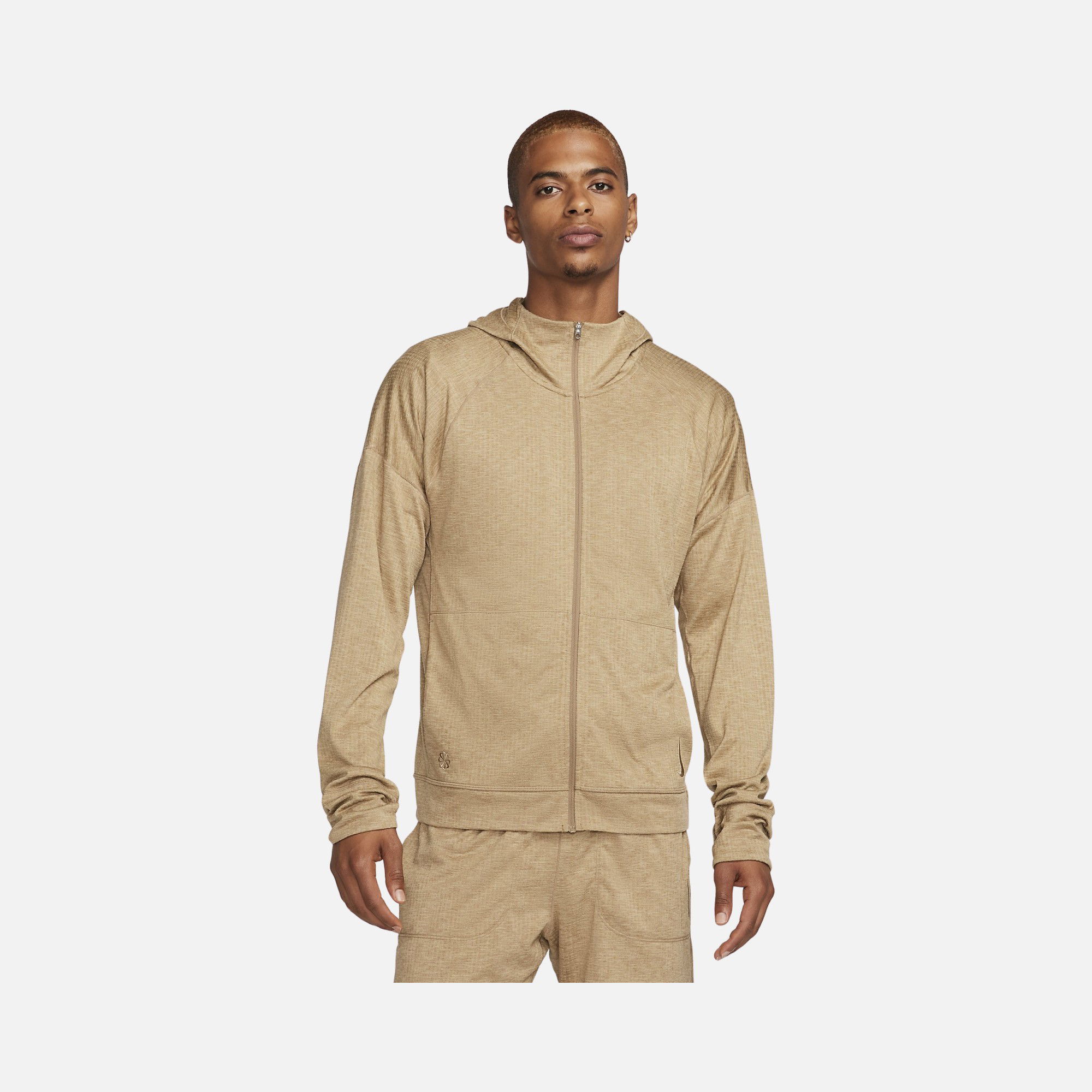 Nike Yoga Dri-Fit Statement Jersey Training Full-Zip Hoodie Erkek Sweatshirt