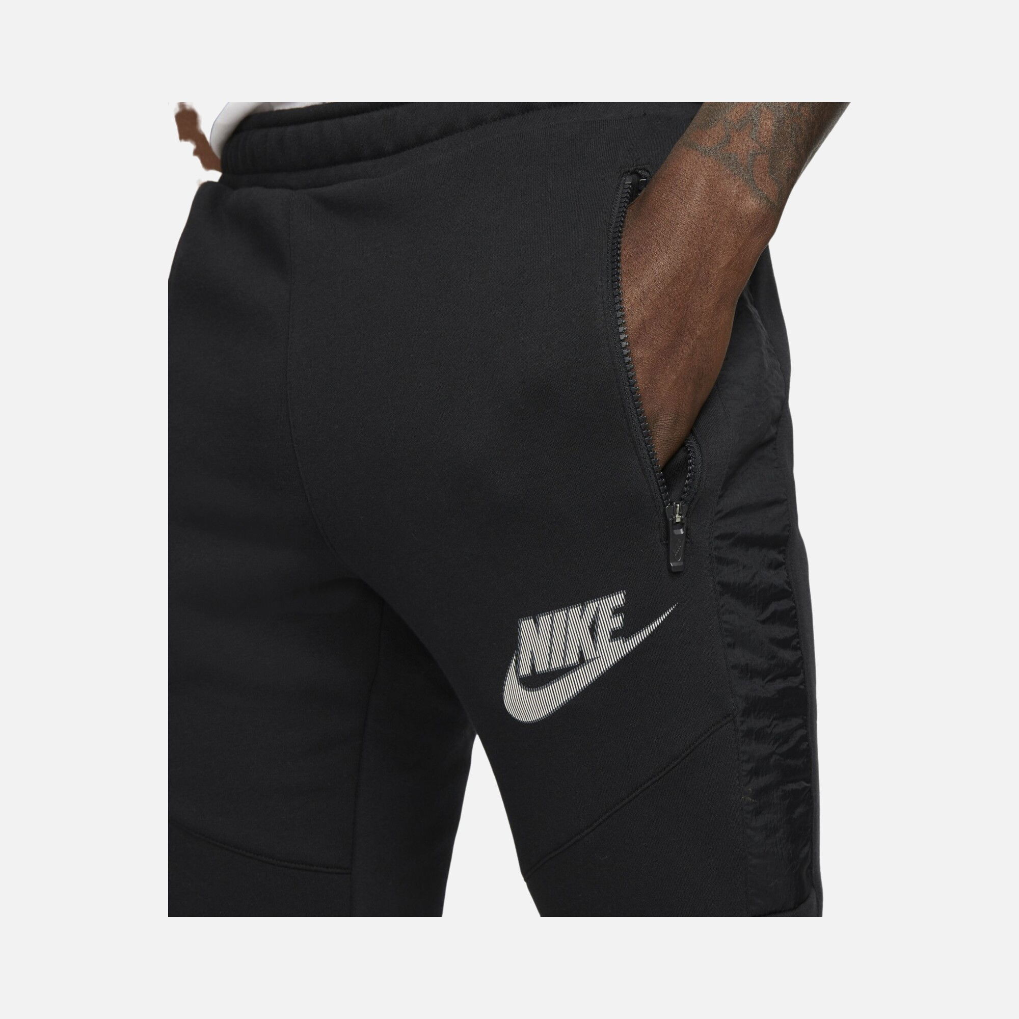 Nike Sportswear Hybrid Fleece Colorblock Erkek Eşofman Altı