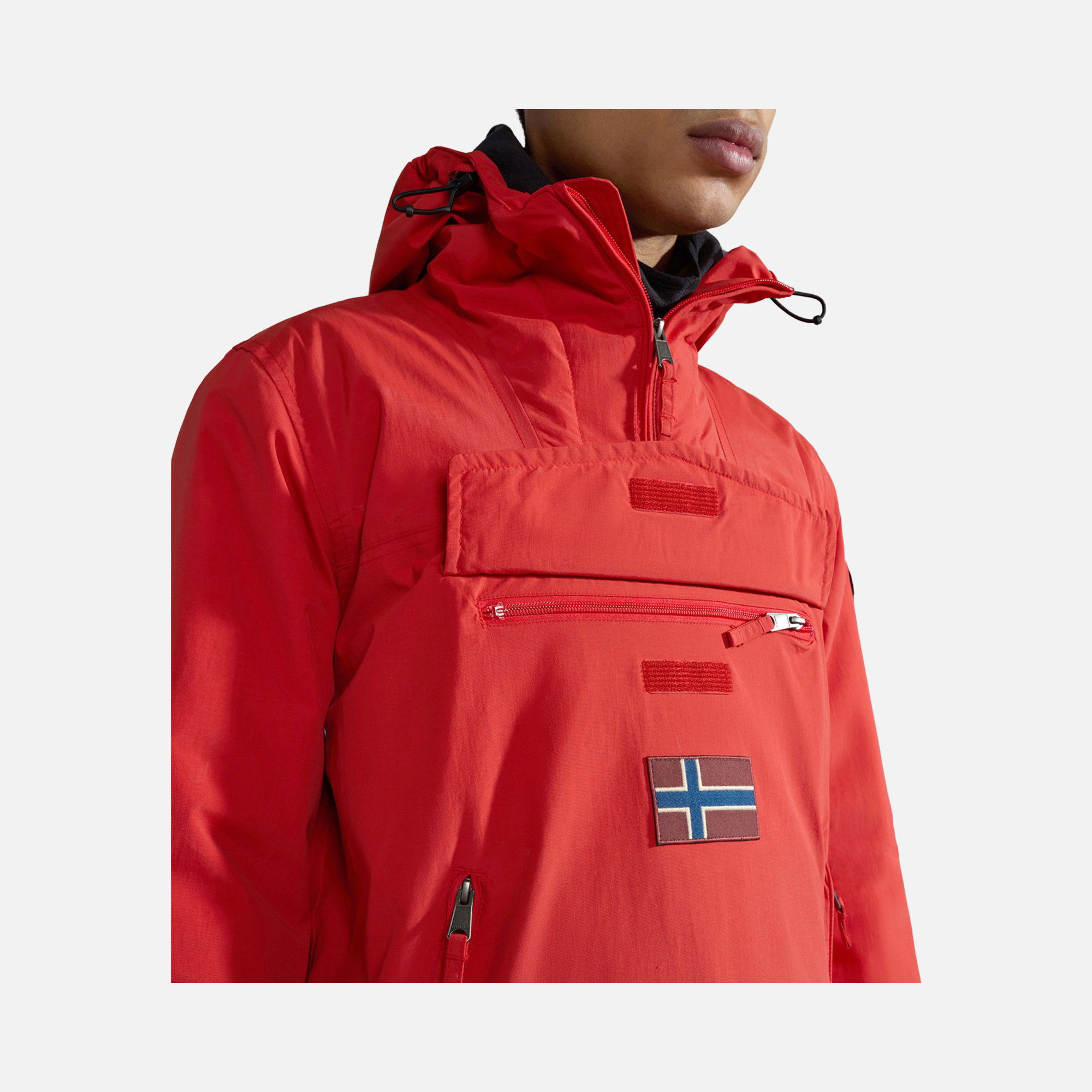 Napapijri Sportswear Rainforest Pocket Winter Half-Zip Hoodie Erkek Ceket