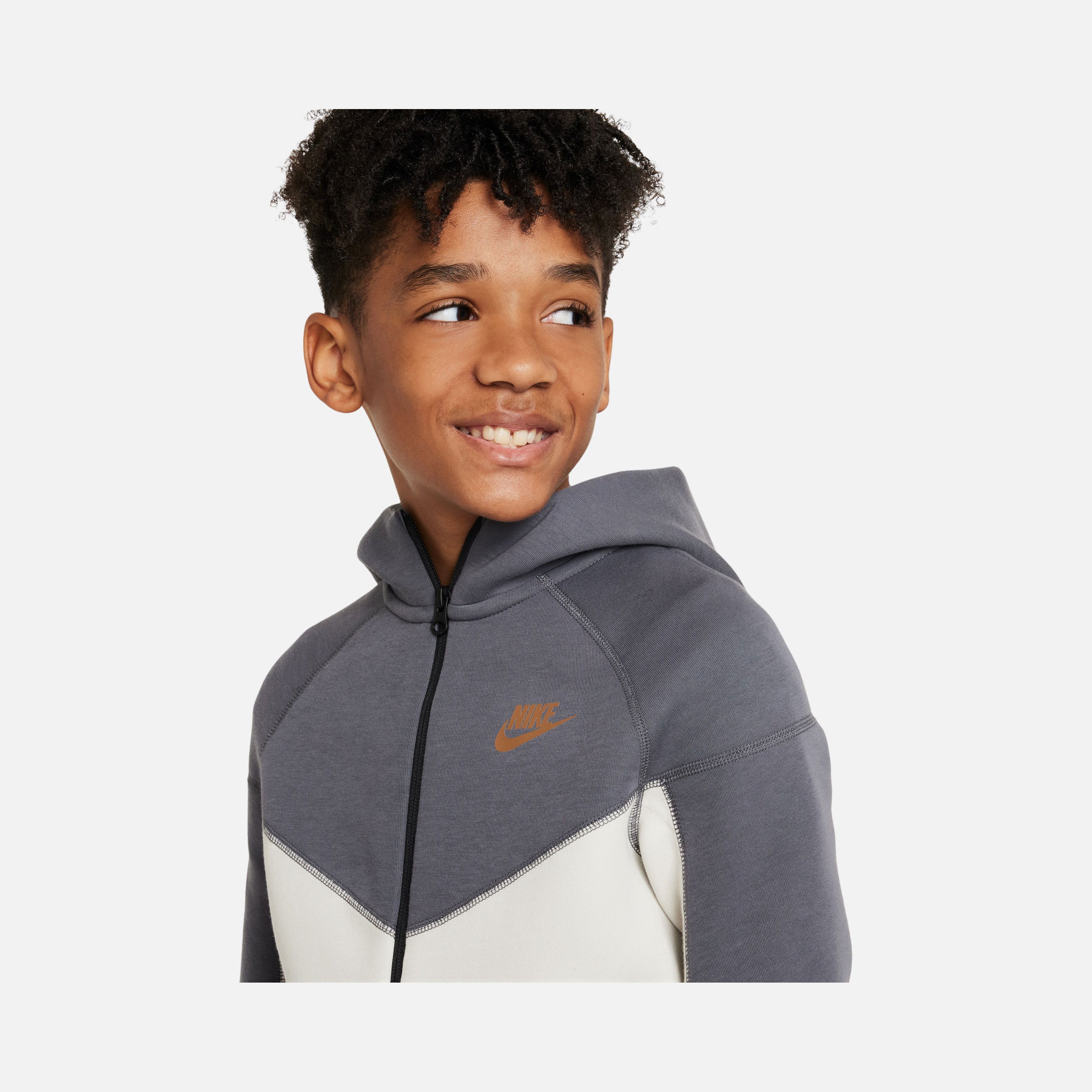 Nike Sportswear Tech Fleece Full-Zip Hoodie CO (Boys') Çocuk Sweatshirt