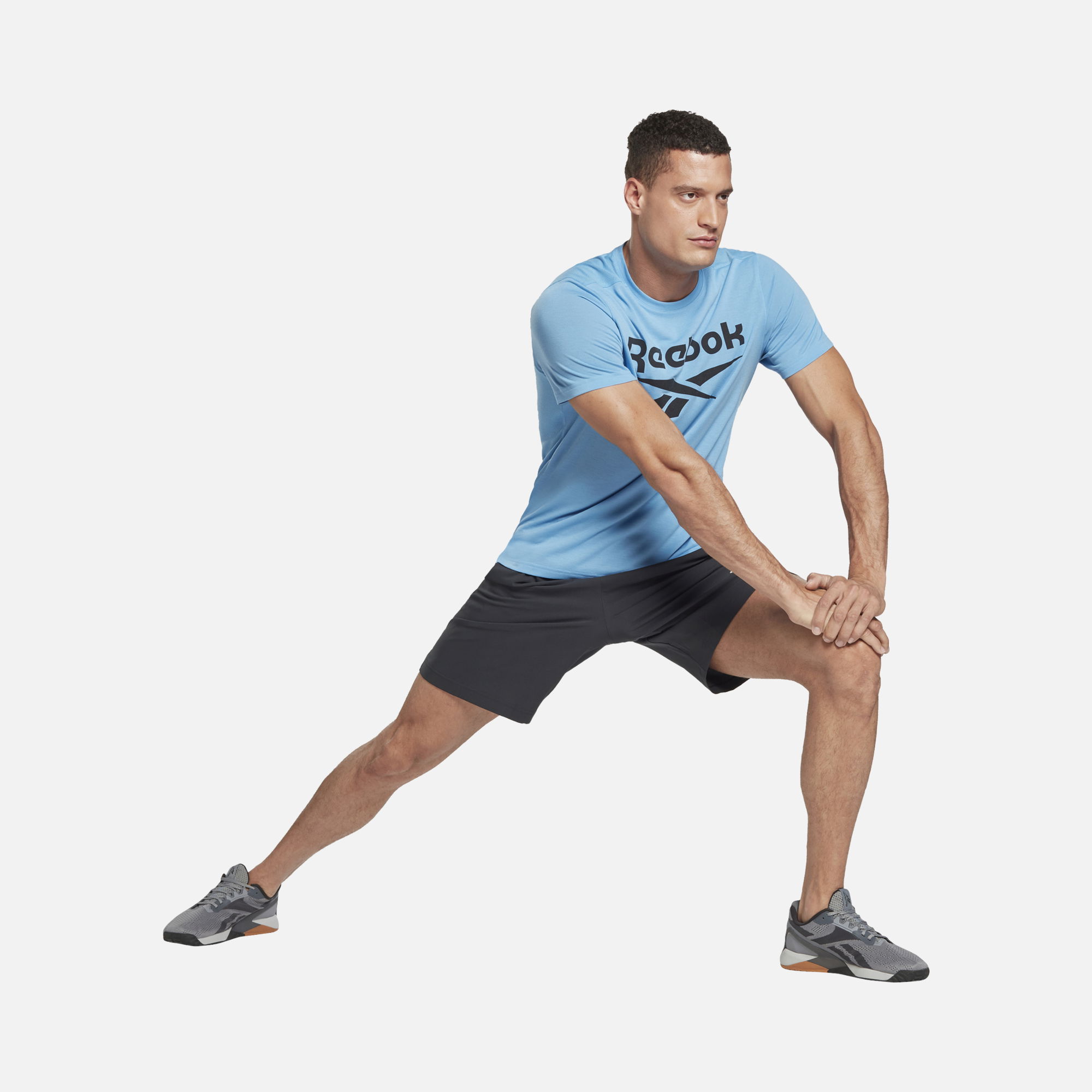 Reebok Workout Woven Graphic Training Erkek Şort