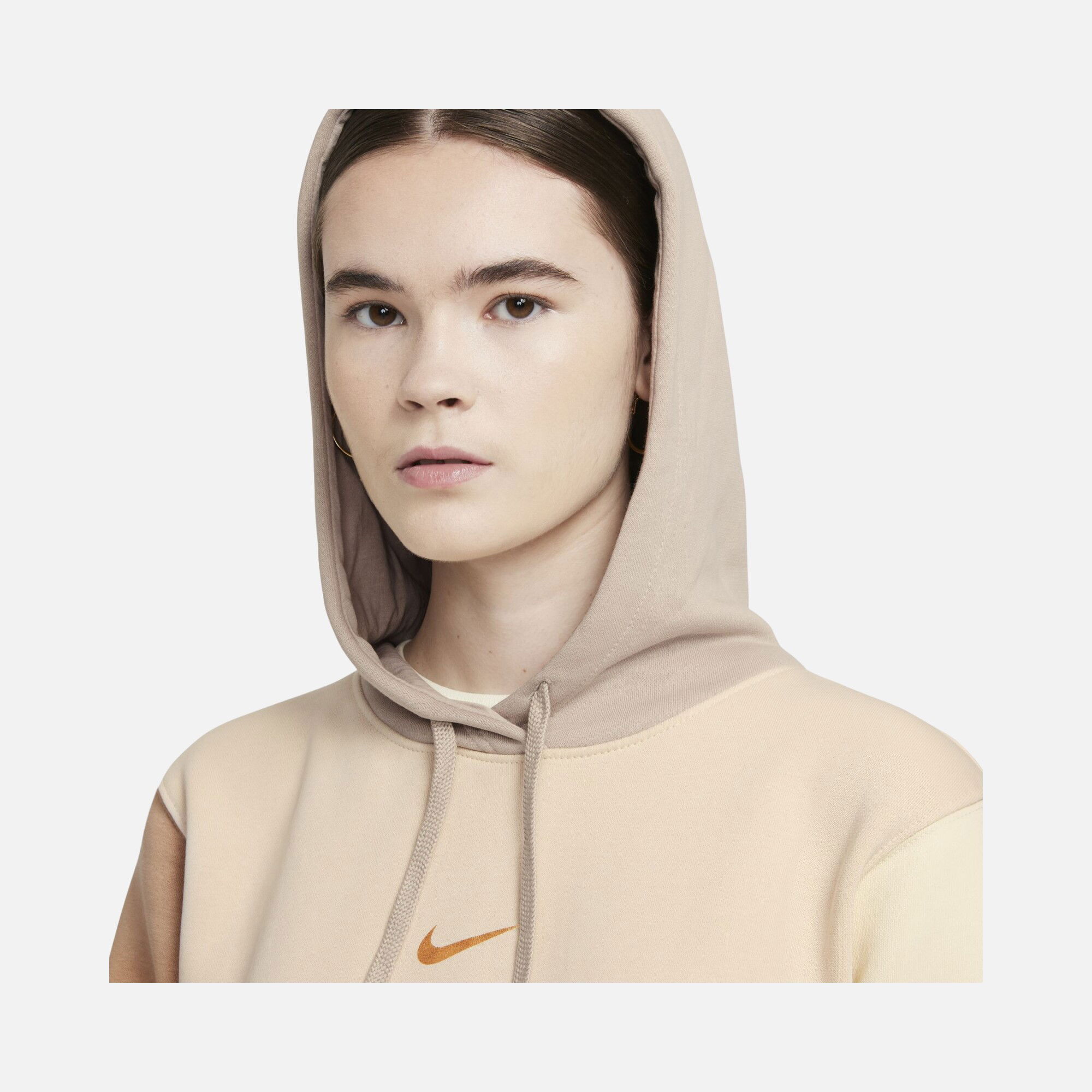 Nike Sportswear Color Block Pullover Hoodie Kadın Sweatshirt
