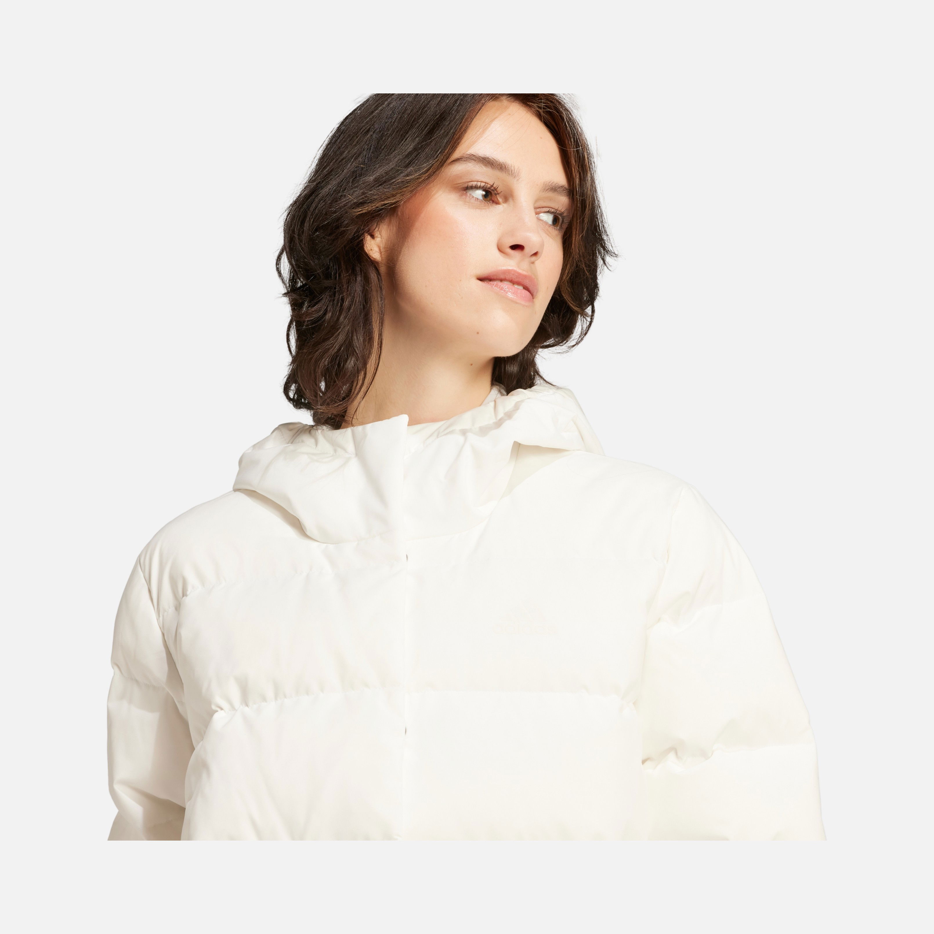 adidas Sportswear Helionic 600 Filled Bird Feathers Full-Zip Hoodie Kadın Mont