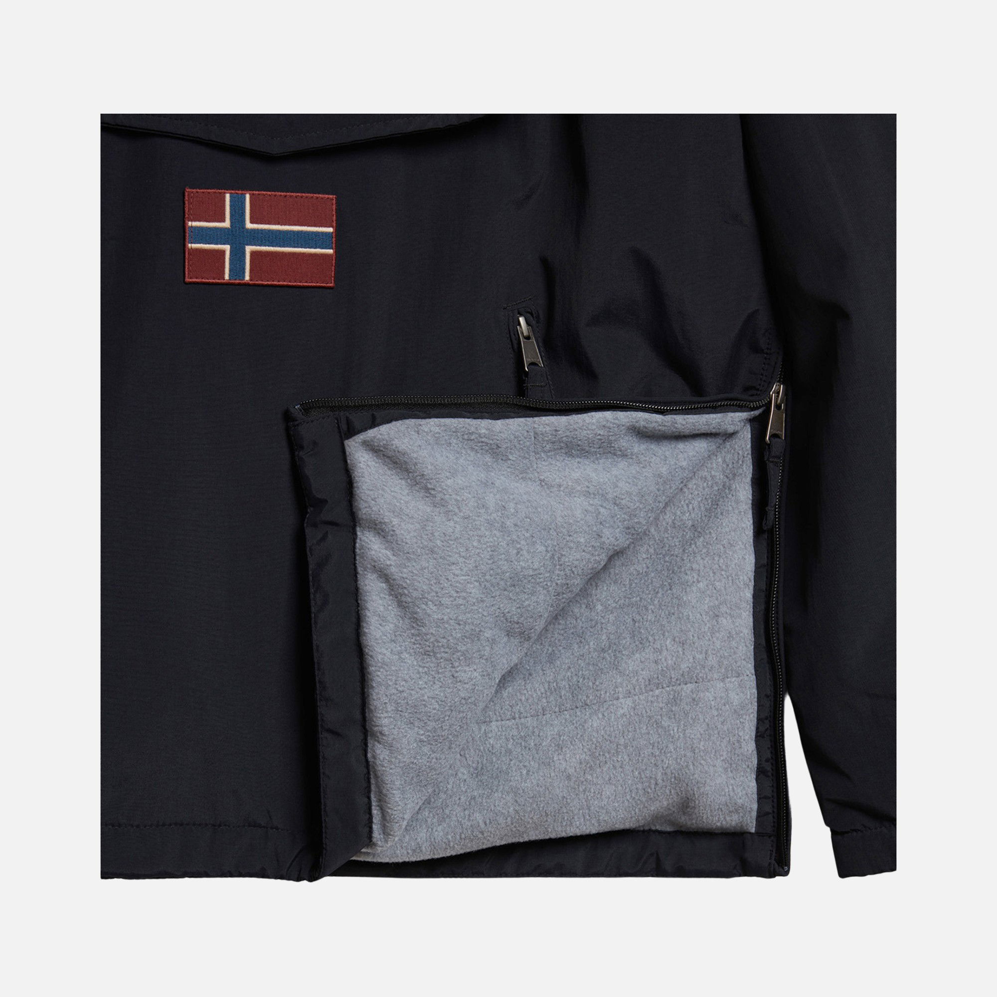 Napapijri Sportswear Rainforest Pocket Winter Half-Zip Hoodie Erkek Ceket