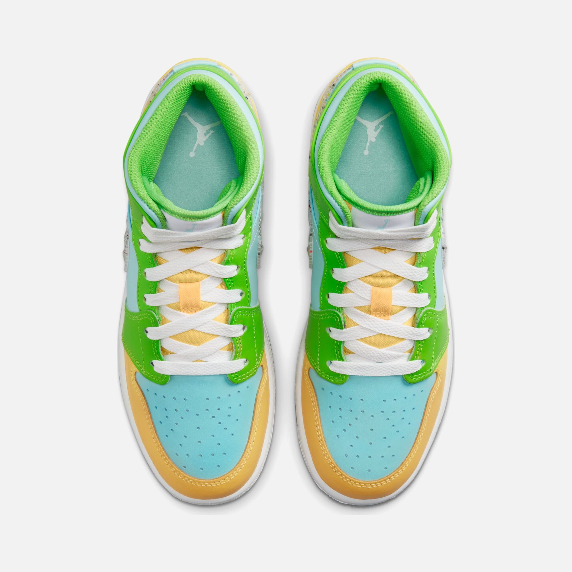 Nike Air Jordan 1 Mid SE ''Grind Swoosh'' (GS) Spor Ayakkabı