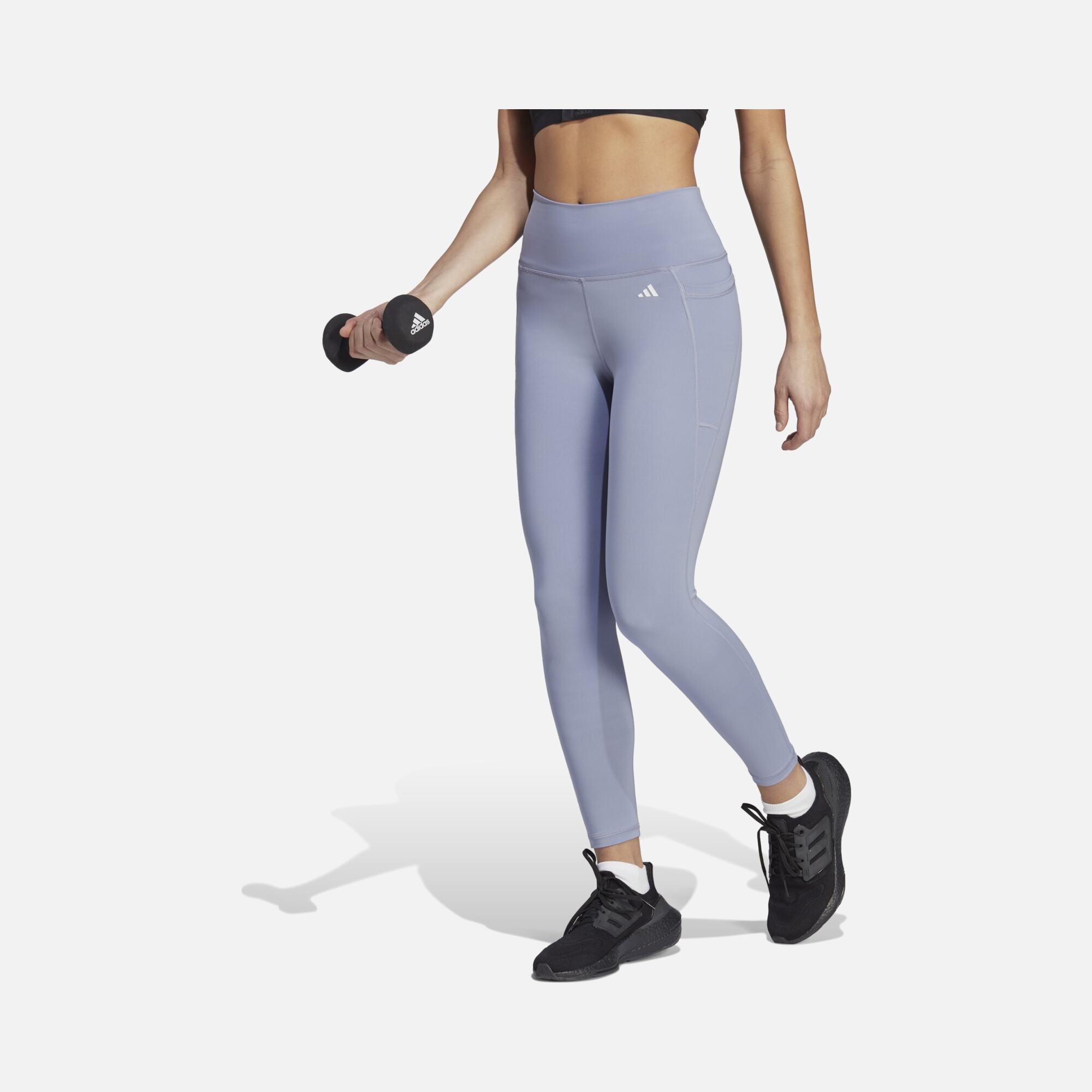 adidas Optime Stash Pocket High-Waisted 7/8 Training Kadın Tayt