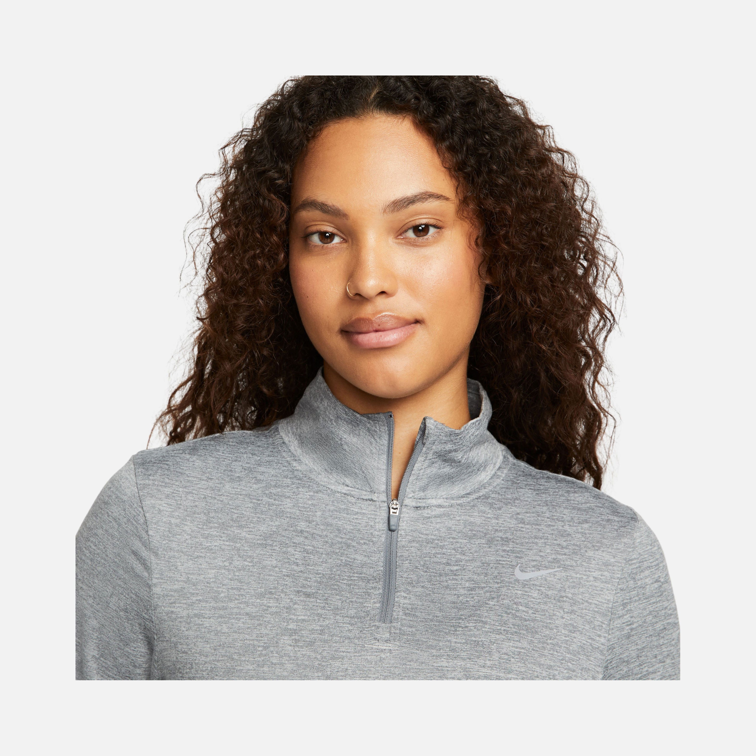 Nike Dri-Fit Swift Element UV 1/4-Zip Running Long-Sleeve Kadın Tişört