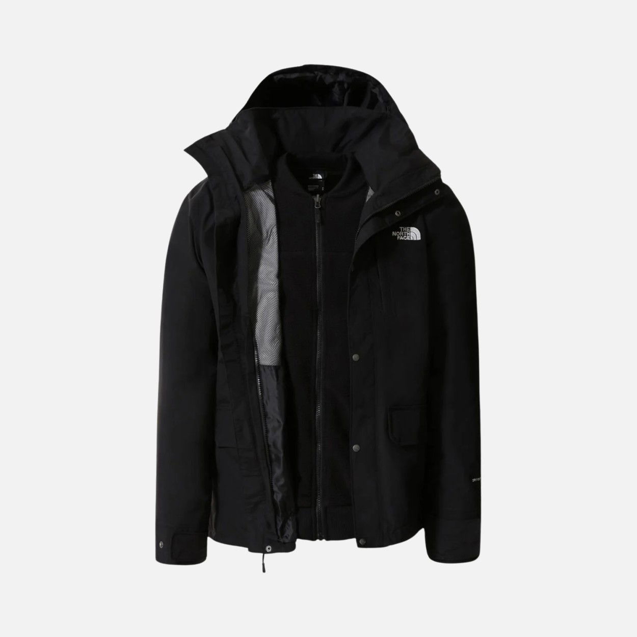 North Face Pinecroft Triclimate DryVent™ Convertible Full-Zip Hoodie Erkek Mont