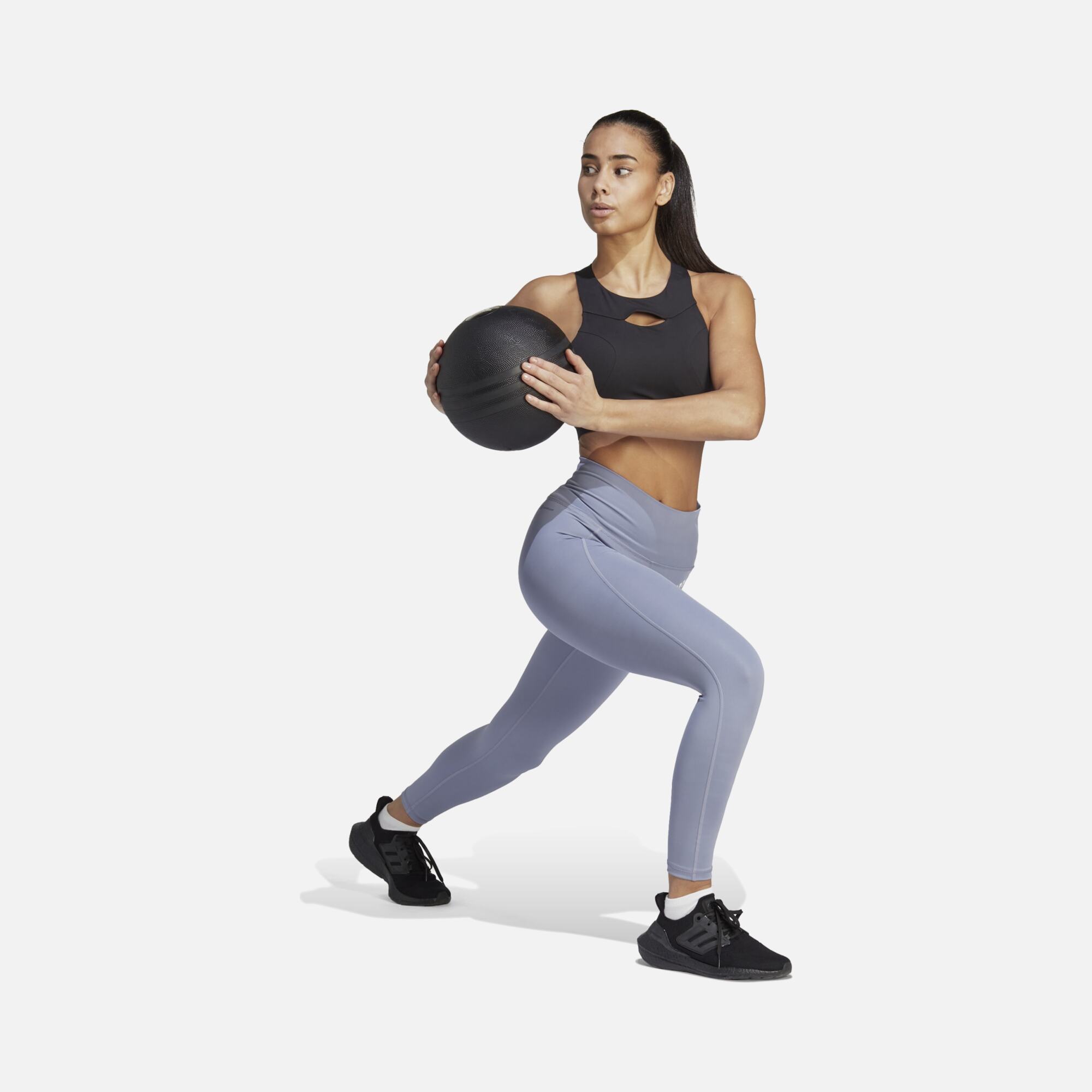 adidas Optime Stash Pocket High-Waisted 7/8 Training Kadın Tayt