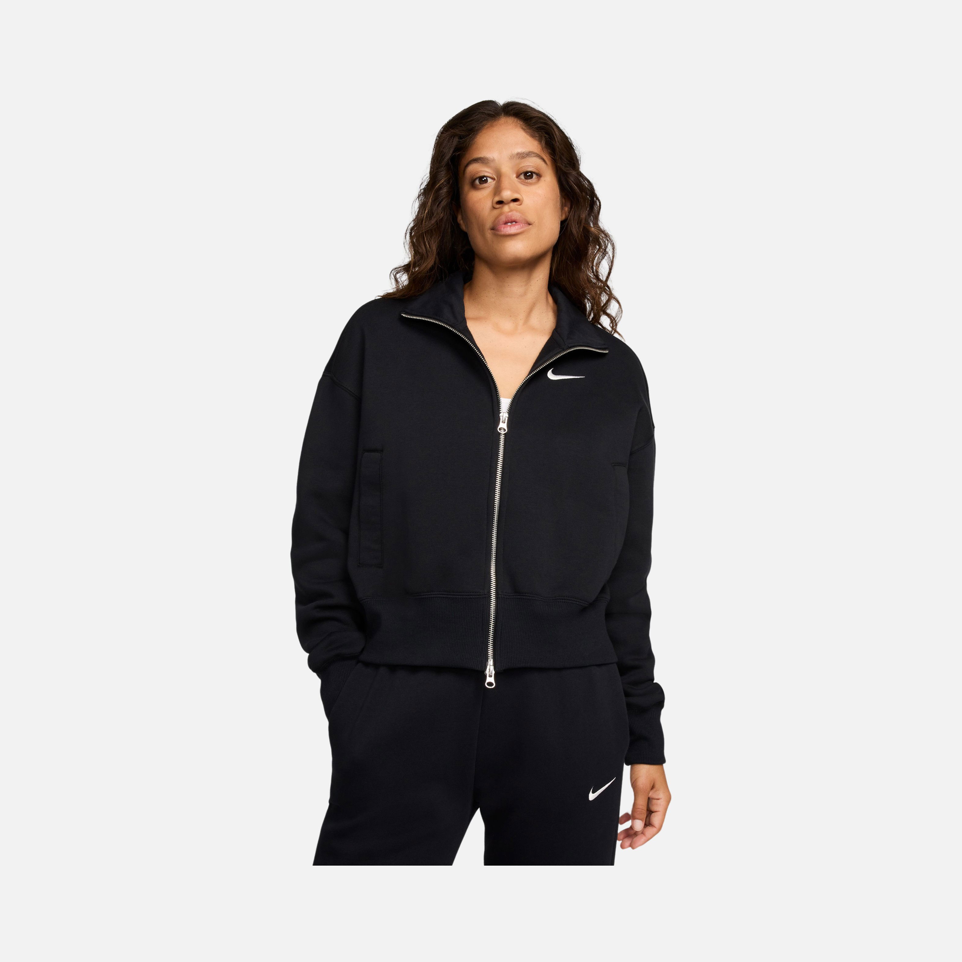 Nike Sportswear Phoenix Fleece Cropped Oversize Full-Zip Kadın Ceket