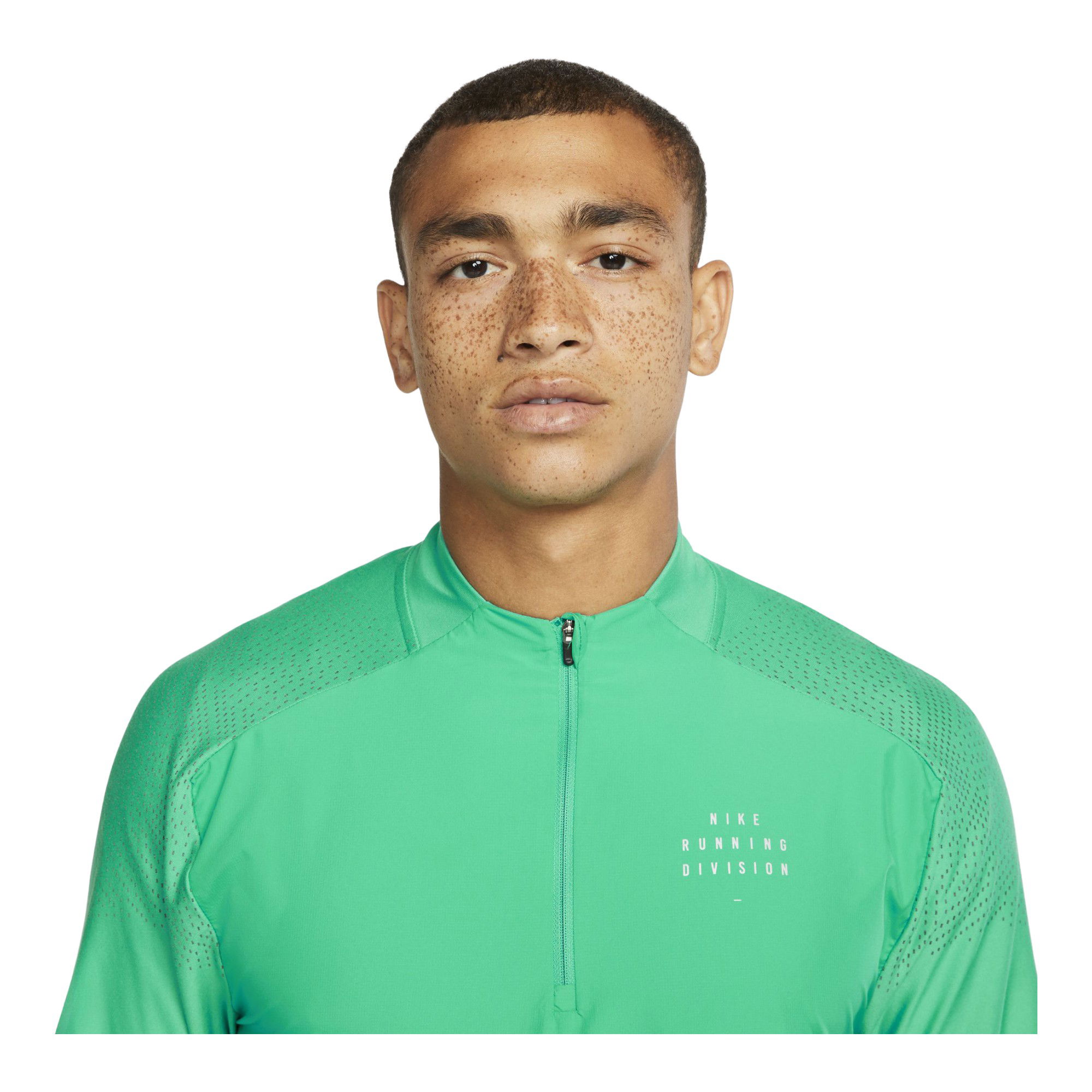 Nike Dri-Fit Run Division Flash 1/2-Zip Running Long-Sleeve Erkek Tişört