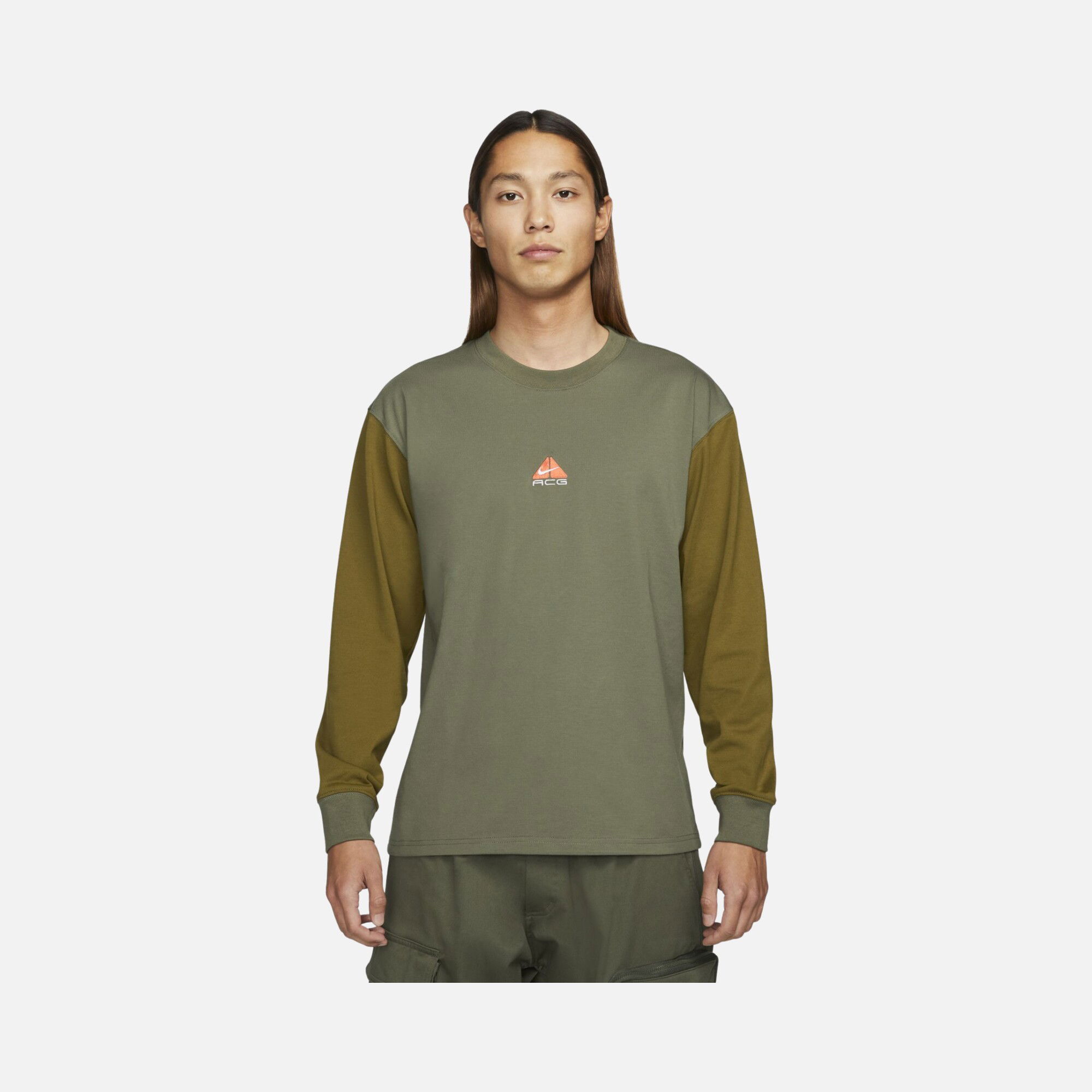 Nike Sportswear ACG Long-Sleeve Colorblock Long-Sleeve Erkek Tişört