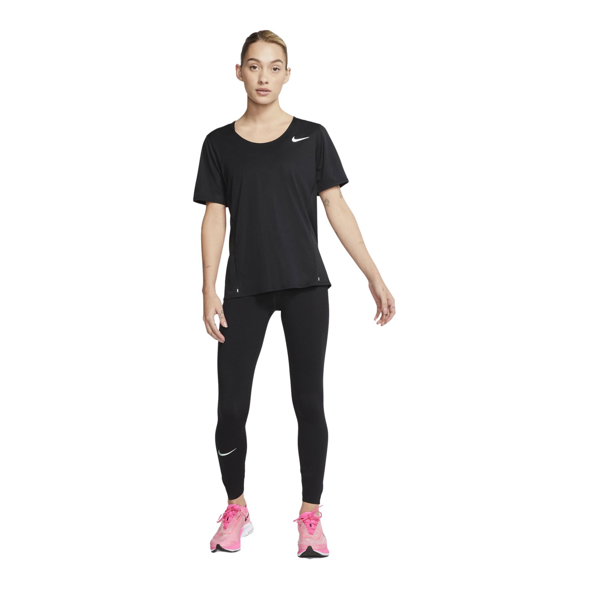 Nike City Sleek Short-Sleeve Running Top Kadın Tişört
