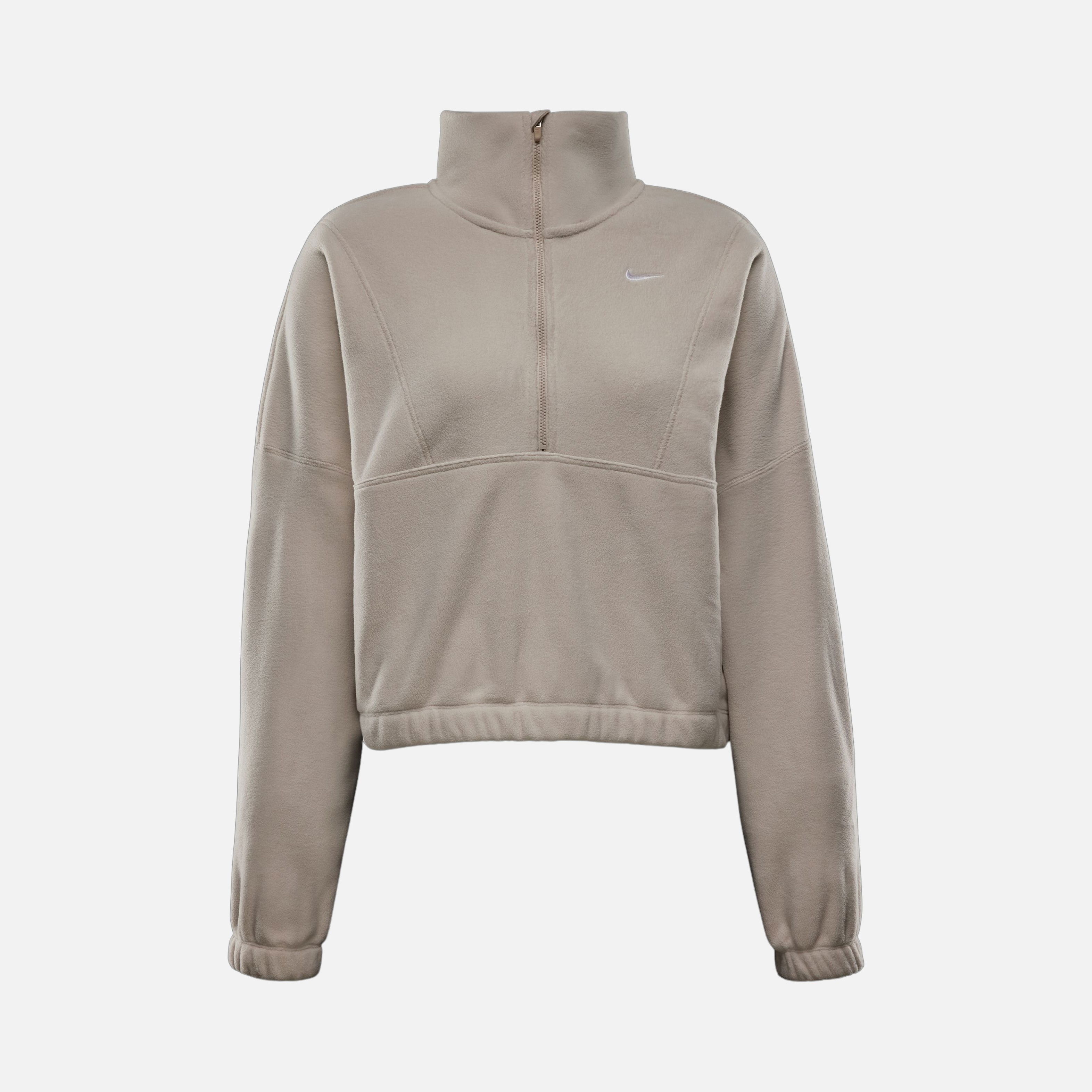 Nike One Therma-Fit Oversized 1/2-Zip Fleece Training Kadın Sweatshirt