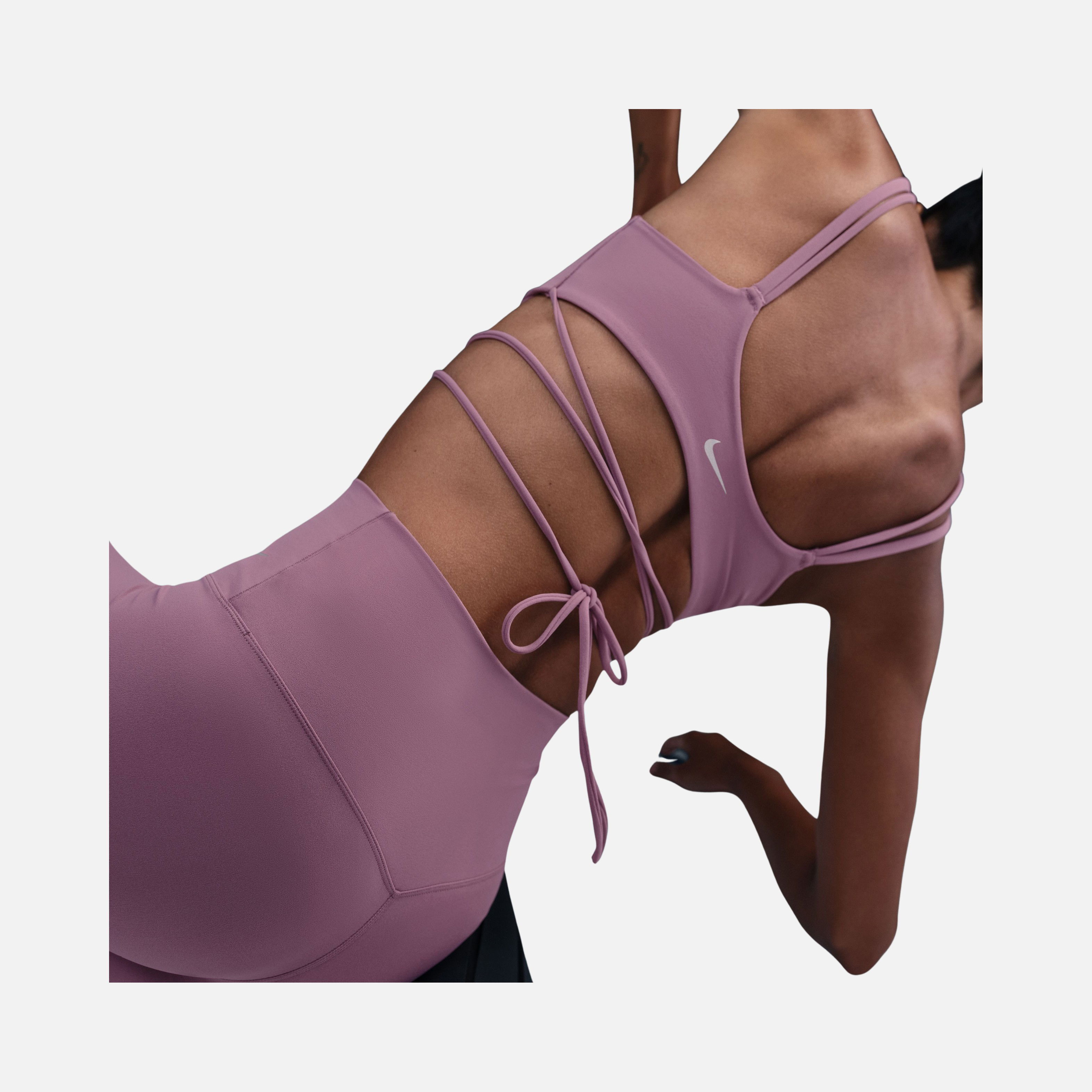 Nike Dri-Fit Zenvy Strappy Wrap Light-Support Padded Training Kadın Bra