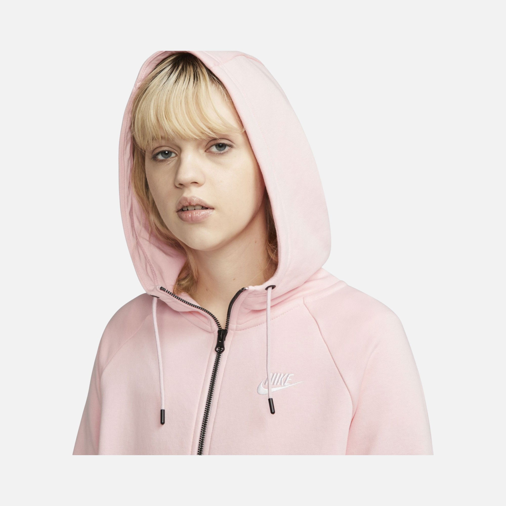 Nike Sportswear Essential Full-Zip Fleece Hoodie Kadın Sweatshirt