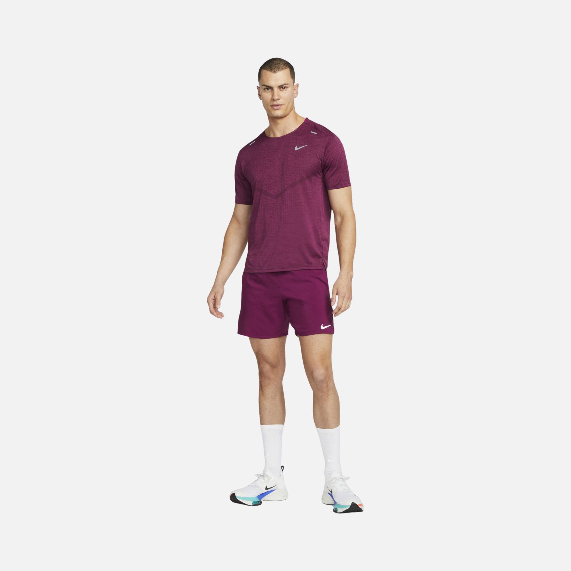Nike Dri-Fit ADV Techknit Ultra Short-Sleeve Running Top Erkek Tişört