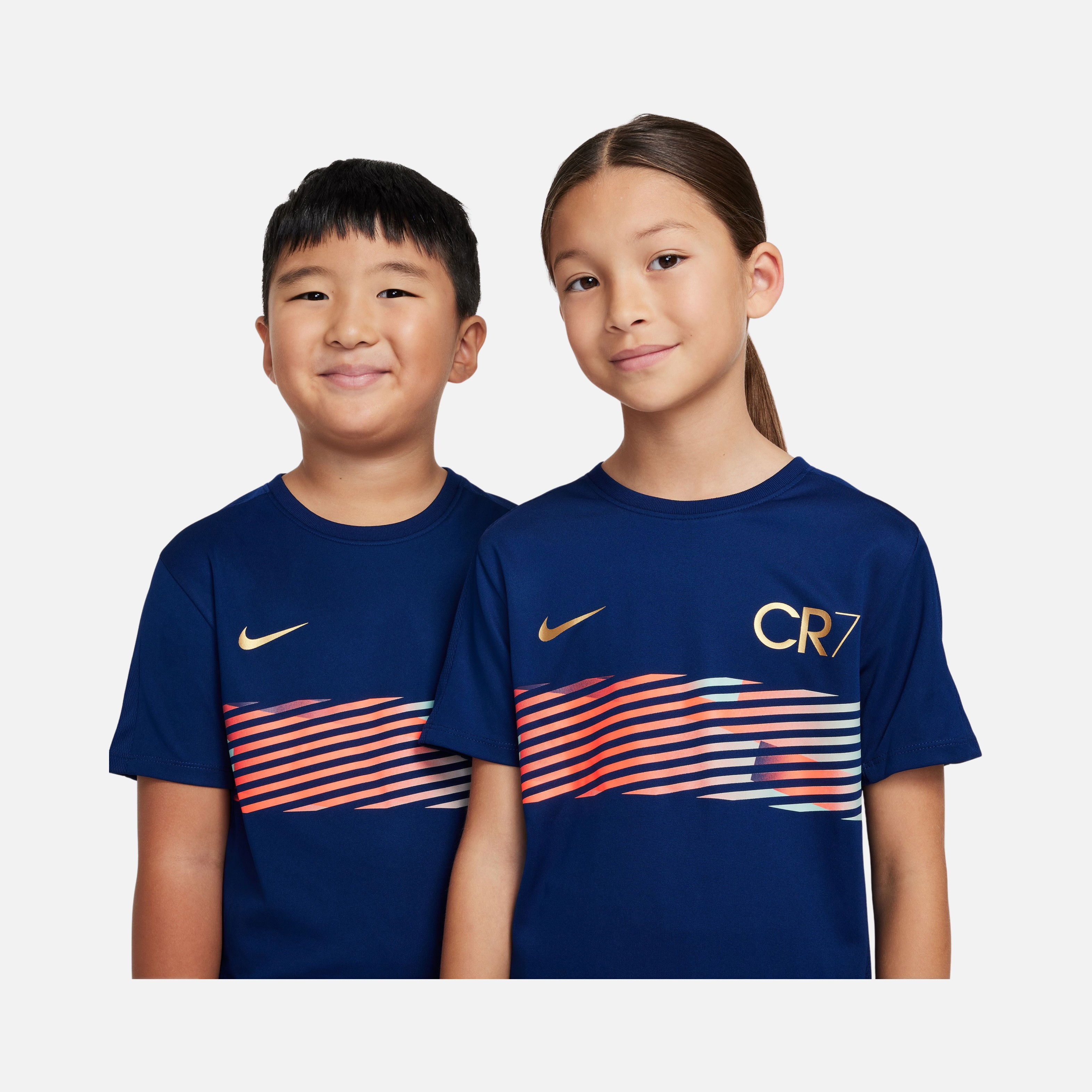 Nike CR7 Academy23 Dri-Fit Soccer Short-Sleeve Çocuk Tişört