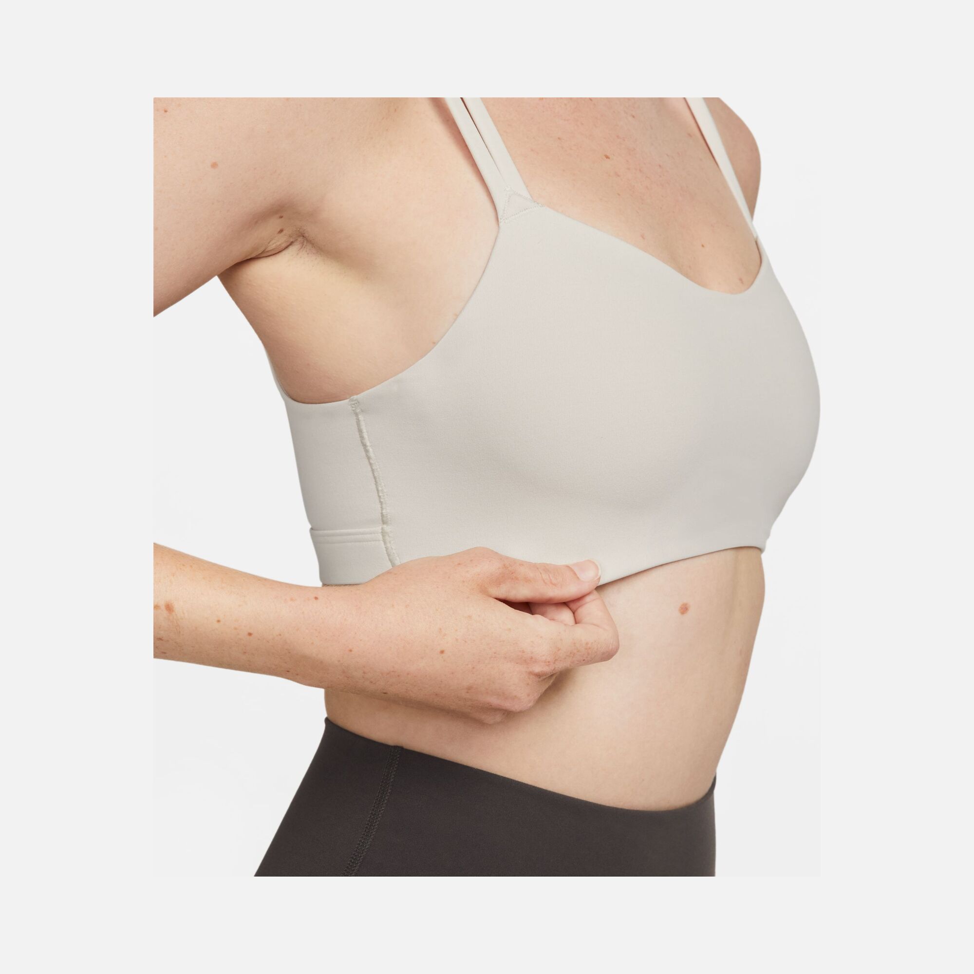 Nike Dri-Fit Alate Trace Light-Support Padded Strappy Training Kadın Bra