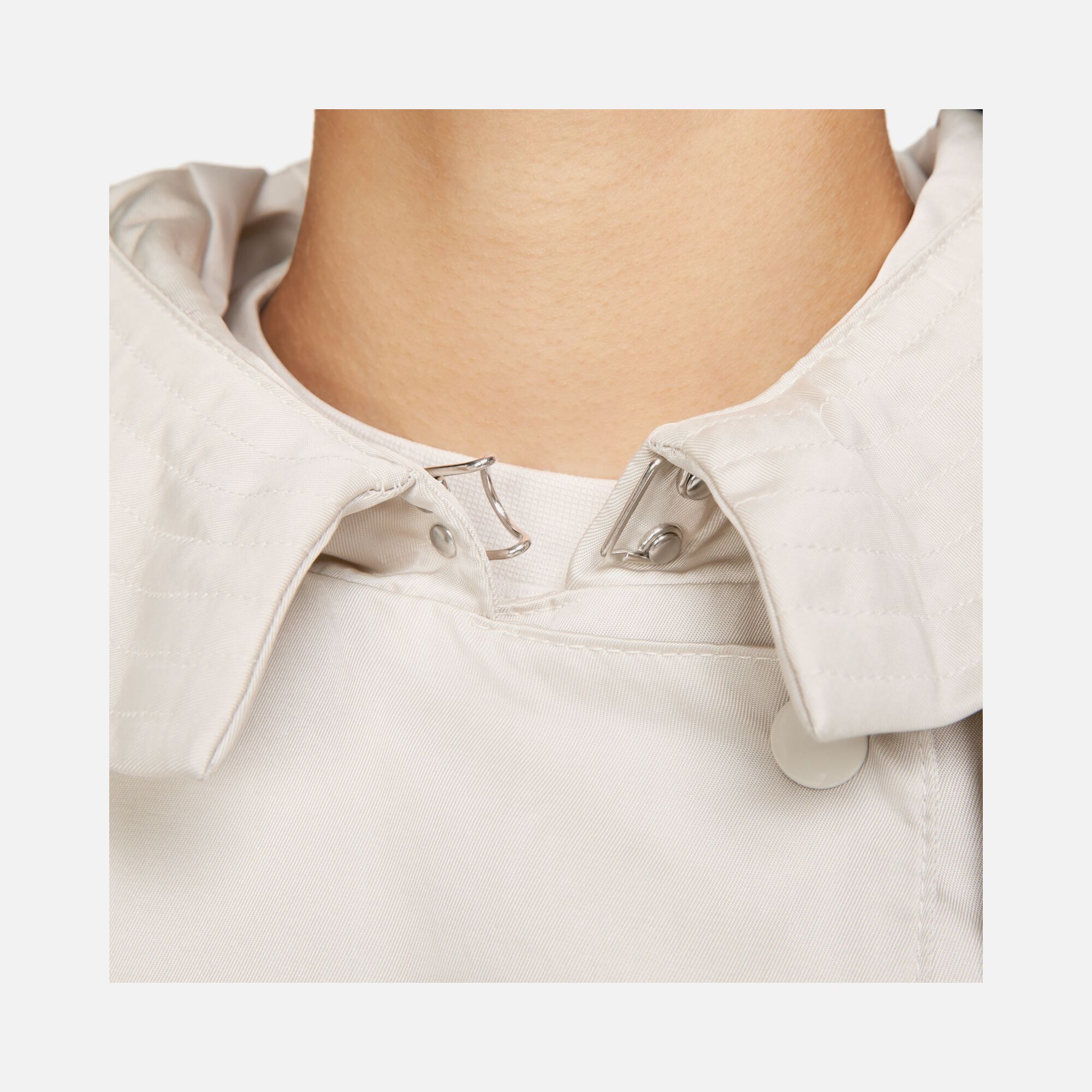 Nike Sportswear Essentials Trench Full Zipper & Snap Fastener Hoodie Kadın Ceket