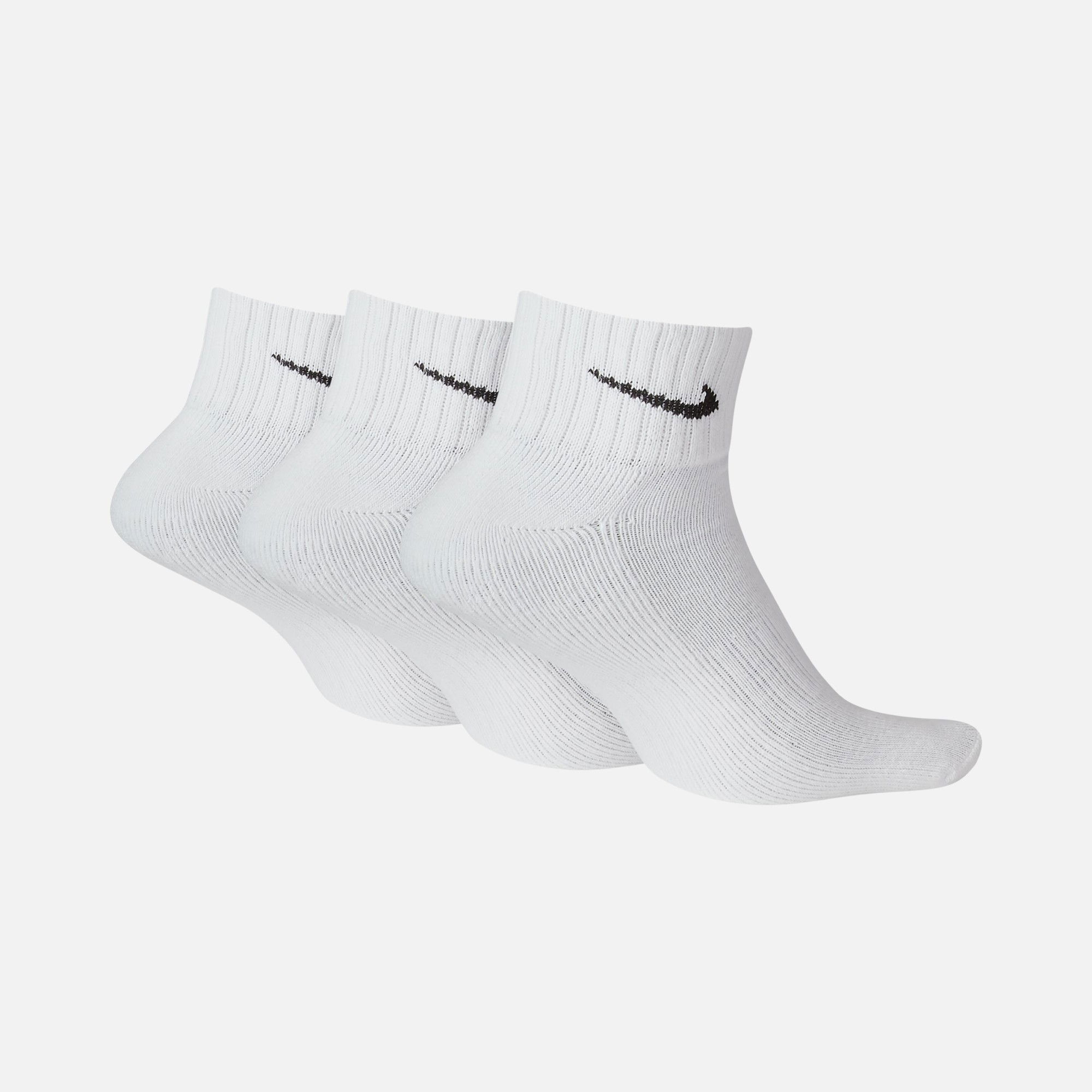 Nike Cushioned Ankle Cotton Training (3 Pairs) Unisex Çorap