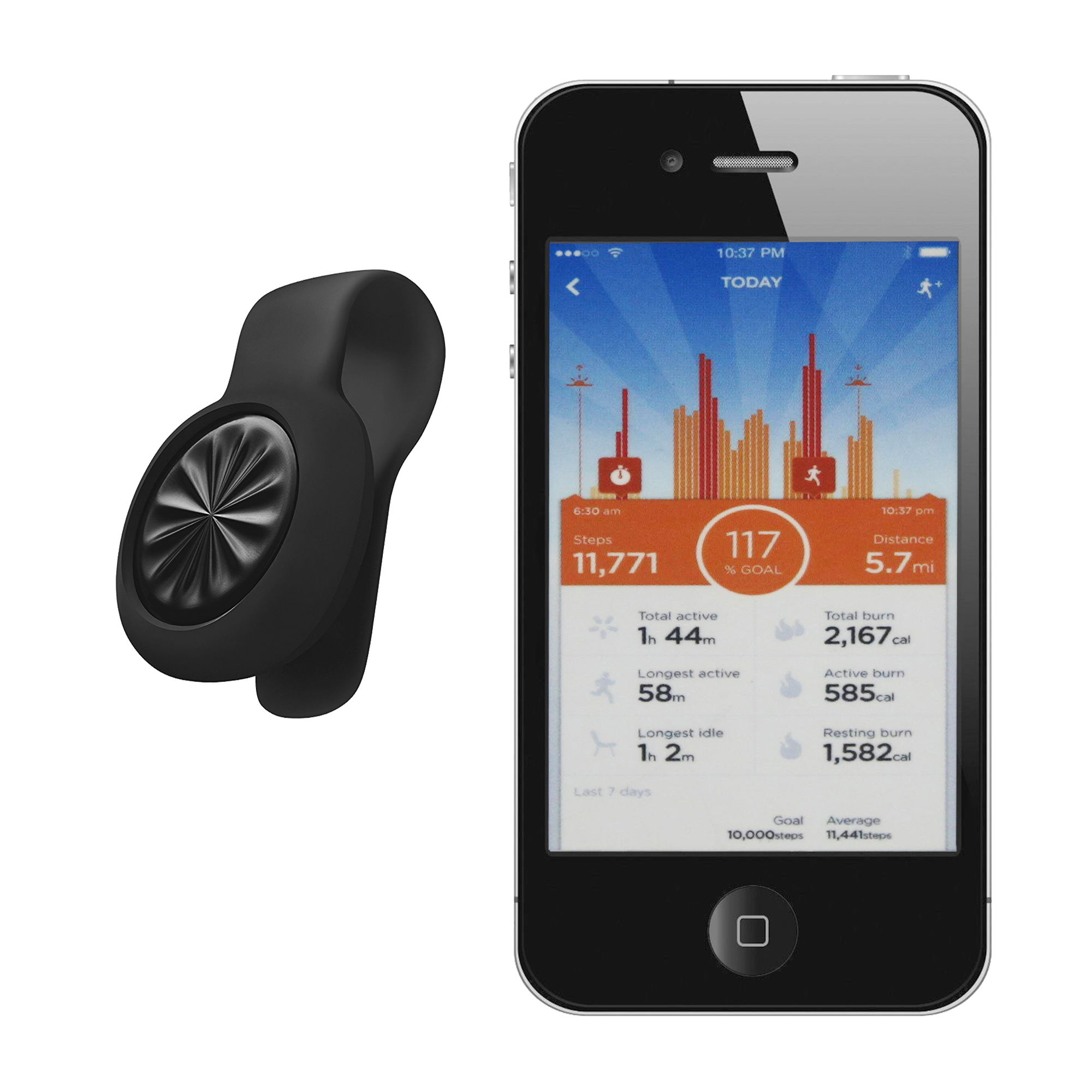 Jawbone Up Move Black Burst Akıllı Bileklik