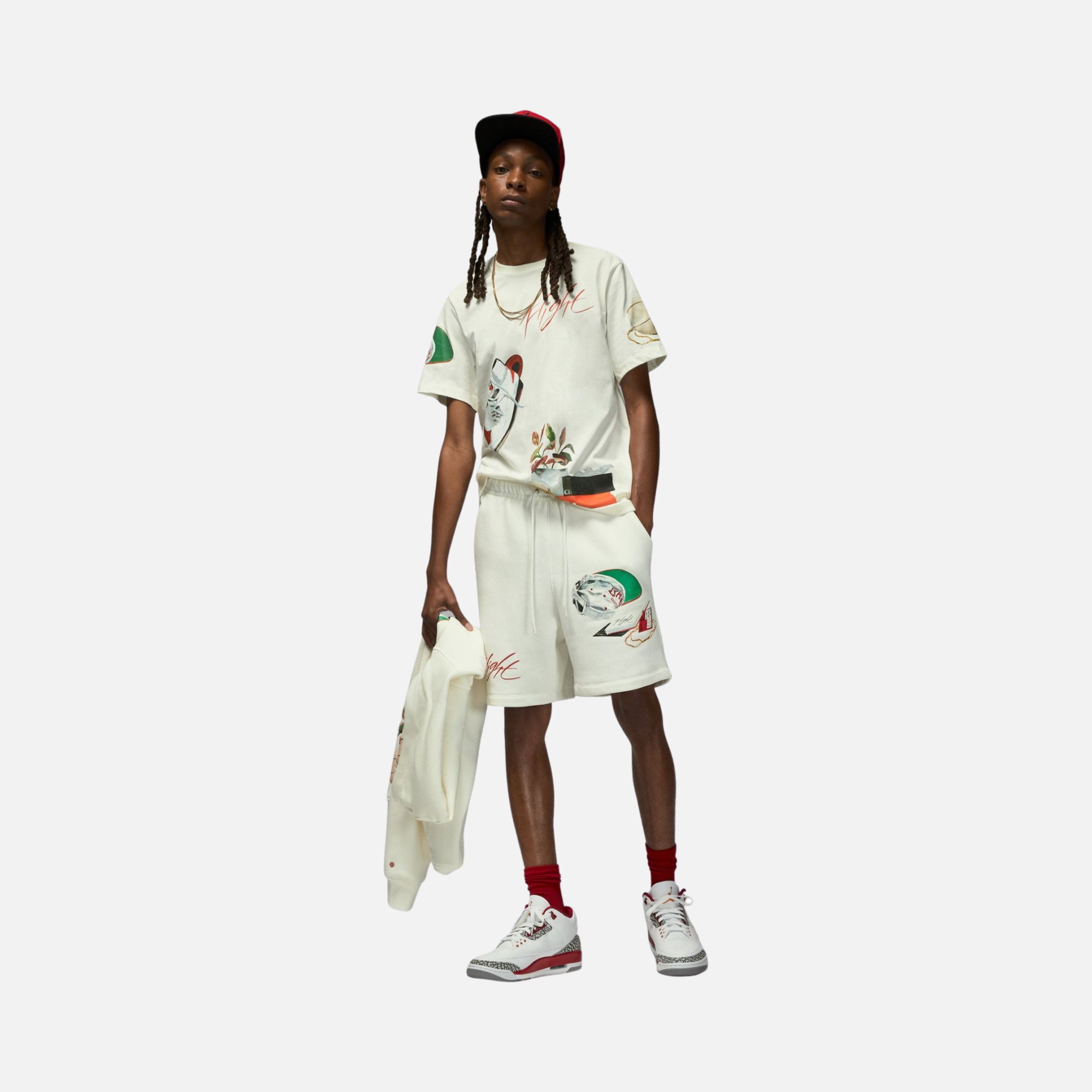 Nike Jordan Flight Artist Graphics Short-Sleeve Erkek Tişört