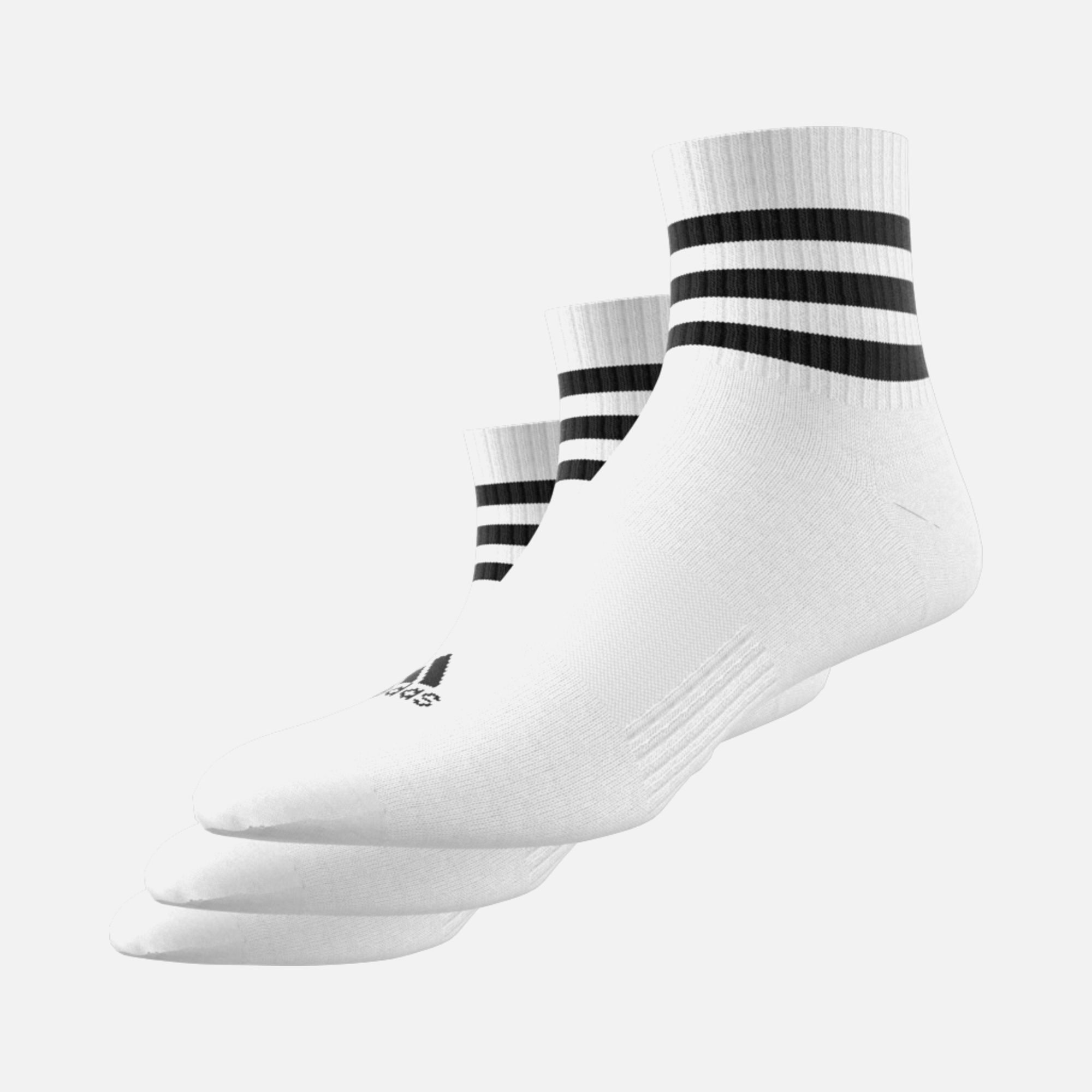 adidas 3-Stripes Cushioned Sportswear Mid-Cut FW24 (3-Pairs) Unisex Çorap